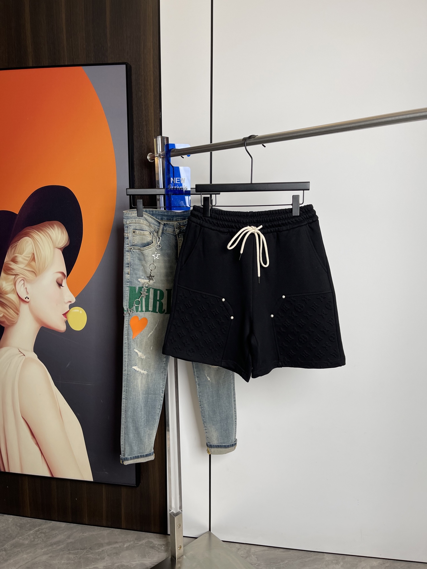 Lv2025夏季新品短裤！原版立体烫印Logo，三标齐 帅气时尚，...