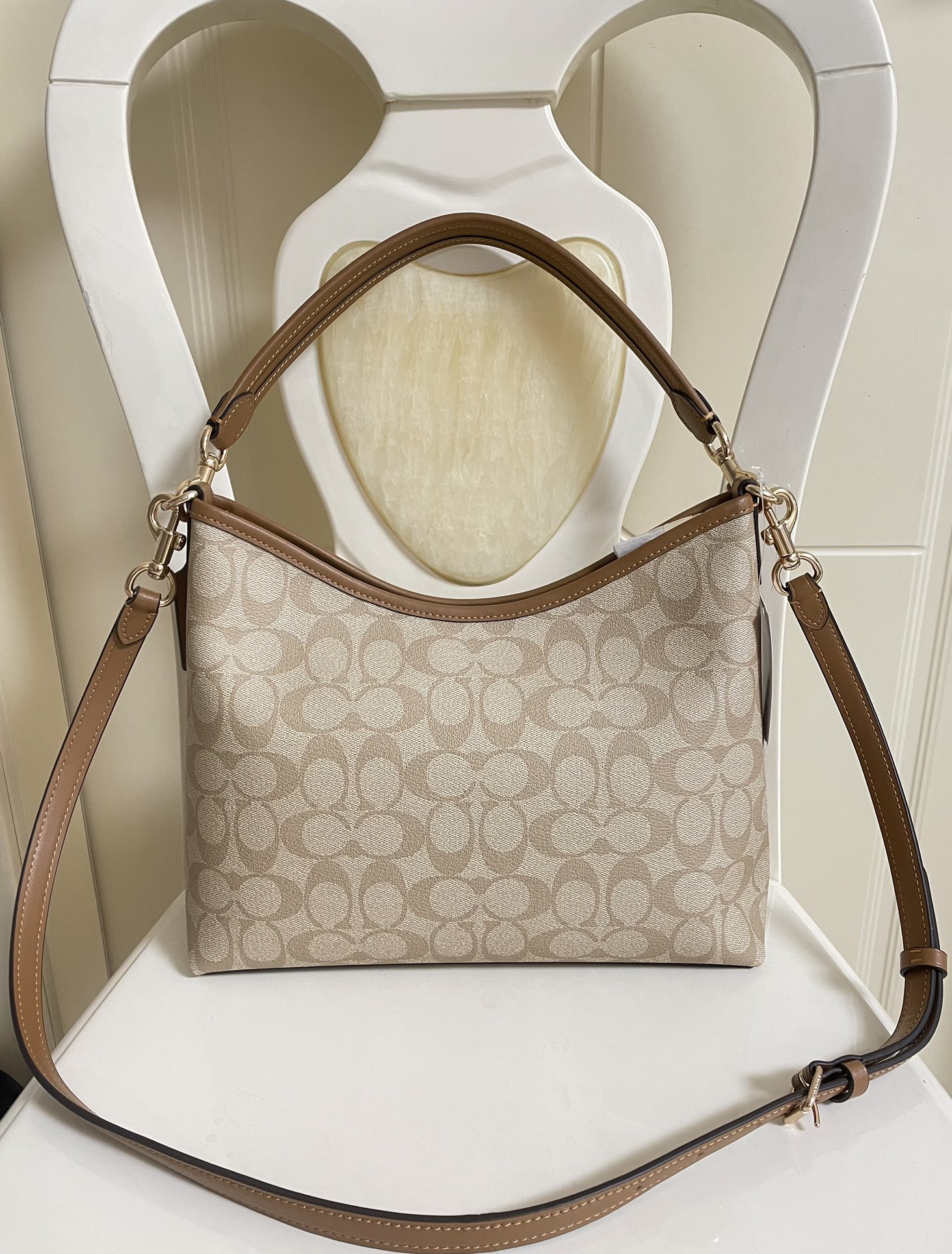 Coach [Todays new product] Original CR149 from C family, pure original and authentic Laurel series new product, simple style, first-layer cowhide