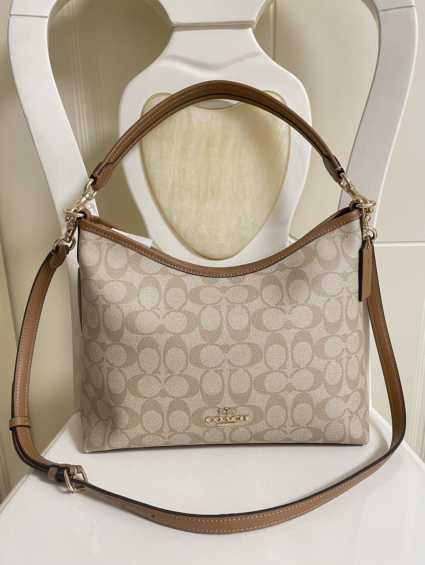 Coach [Todays new product] Original CR149 from C family, pure original and authentic Laurel series new product, simple style, first-layer cowhide