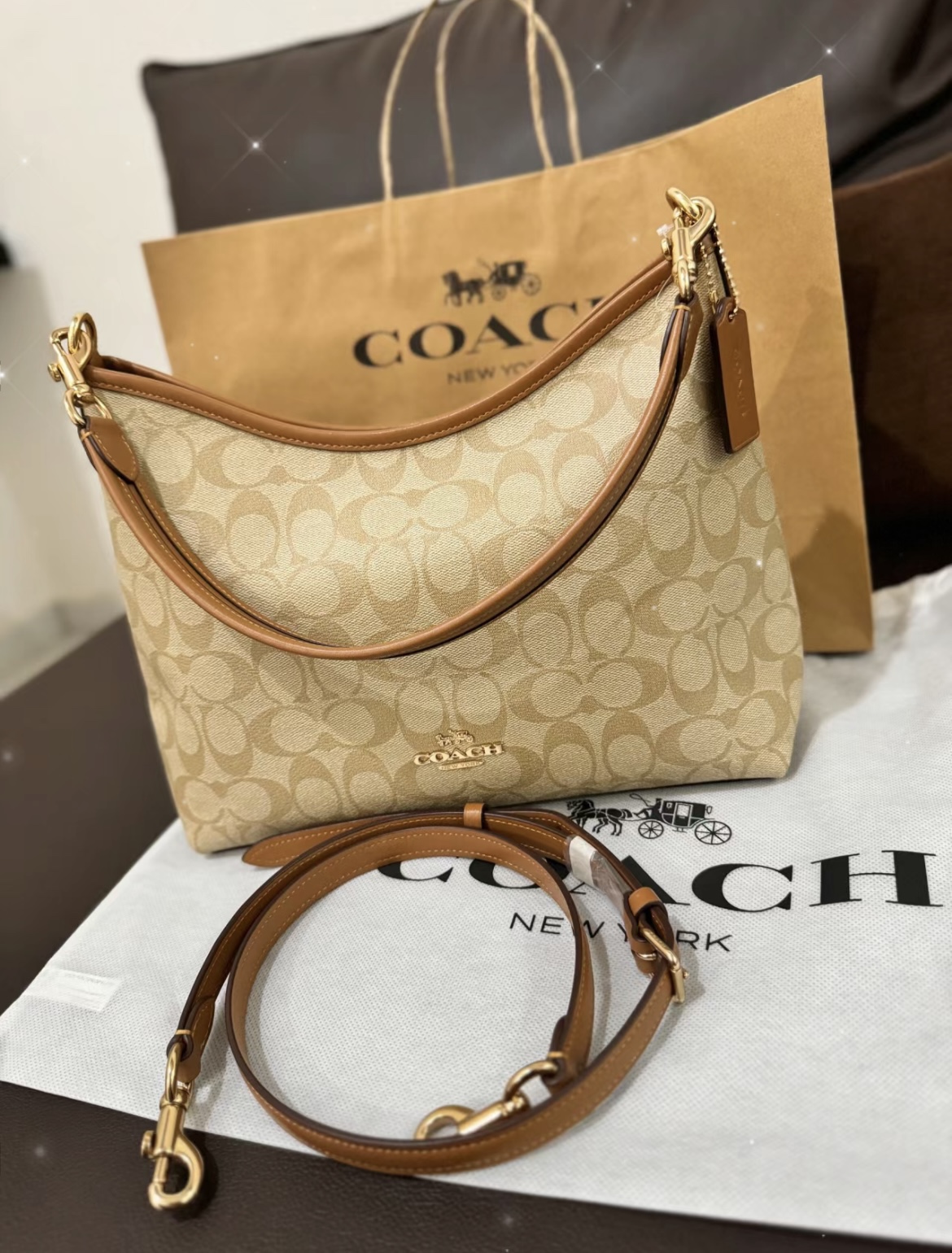 Coach Packaging accessories