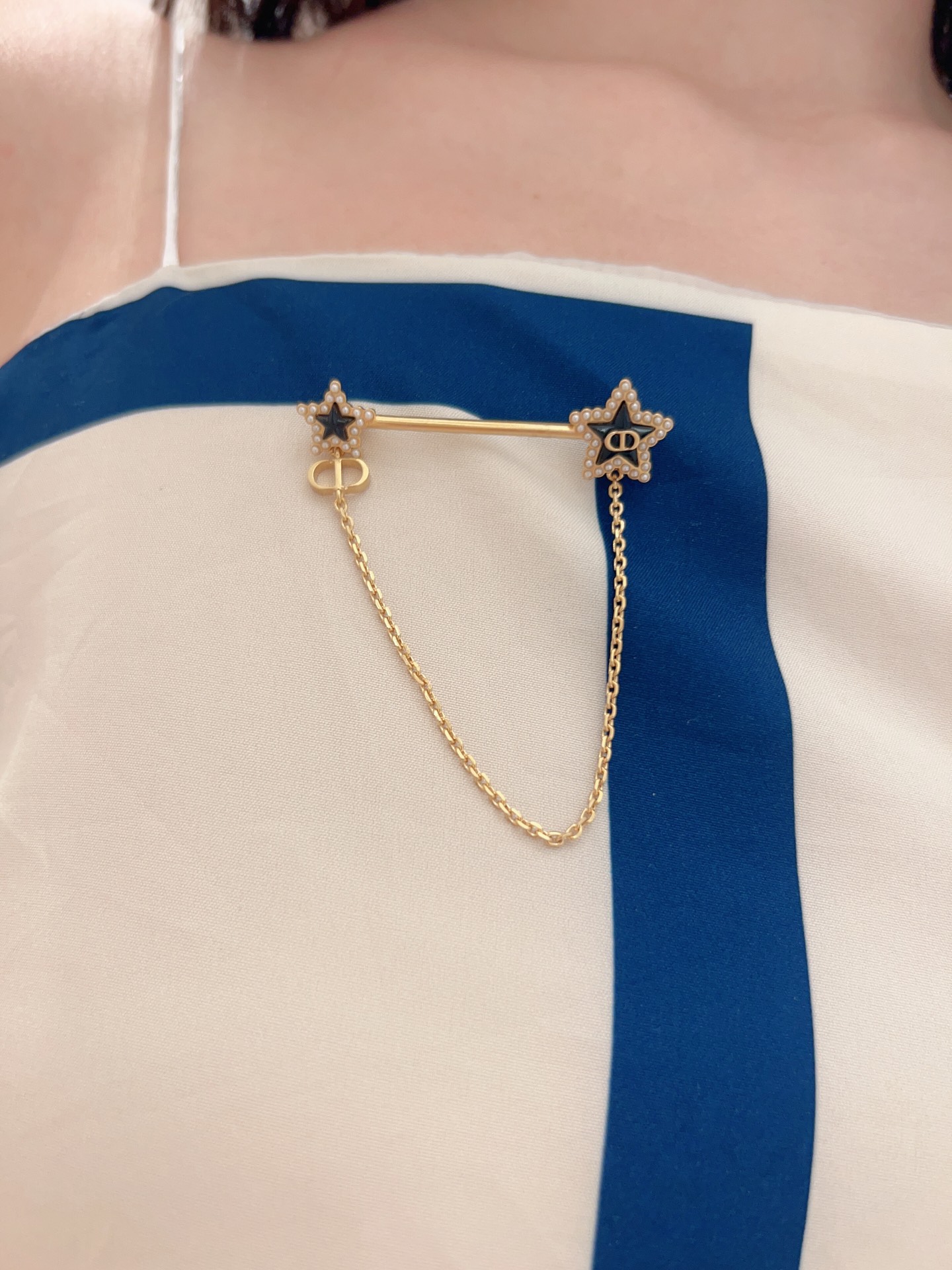 P238 Pre-sale Delivery December 7th, ZP 11513, Consultant Fu, Dior Star CD-C Pearl Necklace - 图片 8