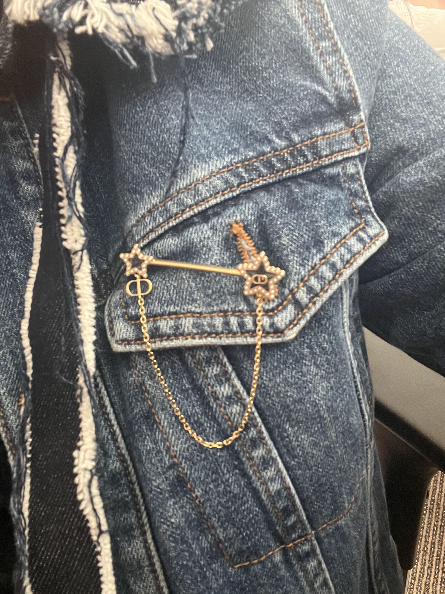 P238 Pre-sale Delivery December 7th, ZP 11513, Consultant Fu, Dior Star CD-C Pearl Necklace - 图片 7