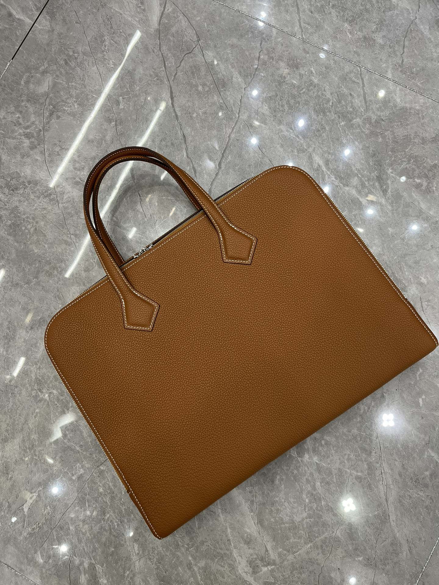 Hermès Plume 38 Gold 38cm briefcase photo 2