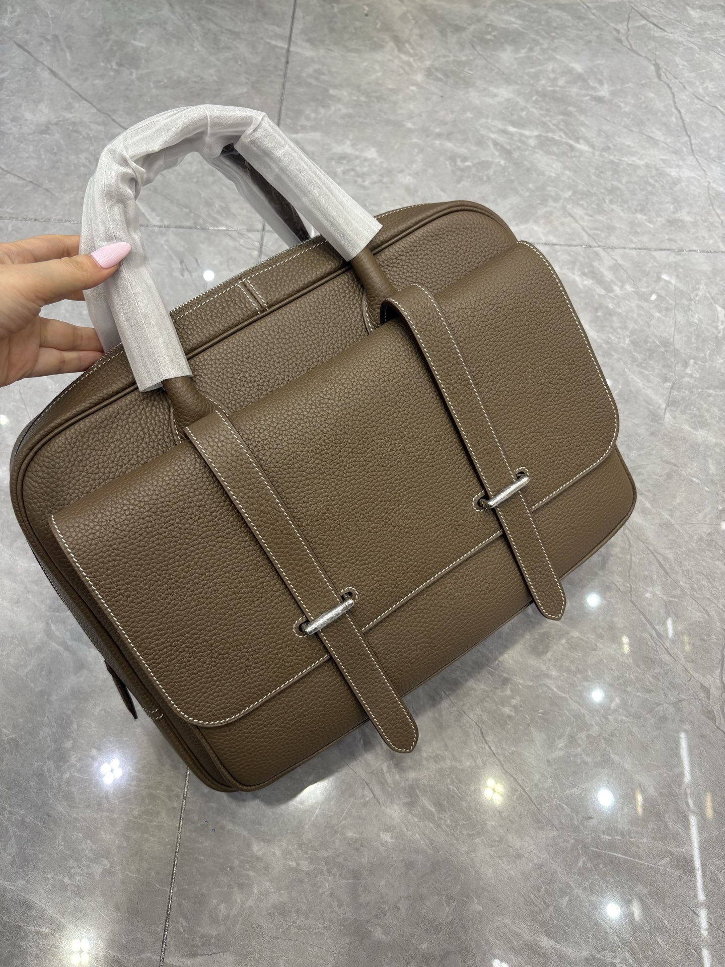 Hermès Rare H home delivery real shot Hermes men's briefcase