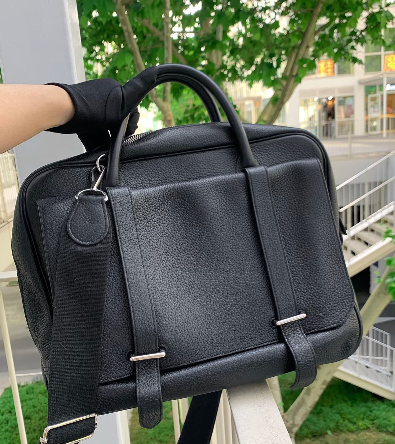 Hermès Rare H home delivery real shot Hermes men's briefcase