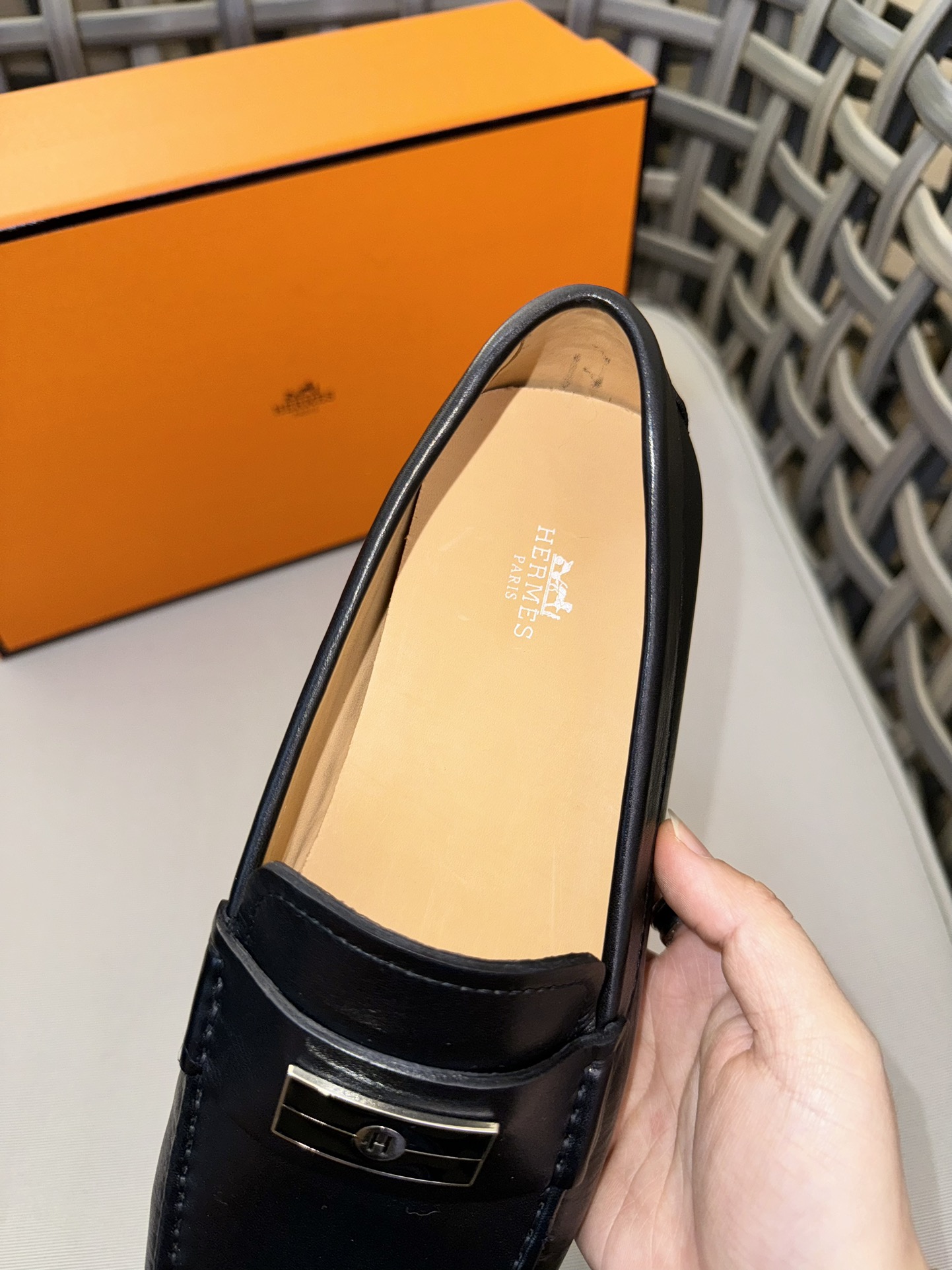 Sergio Rossi Classic Luxury Leather Shoe Loafer Ref 7