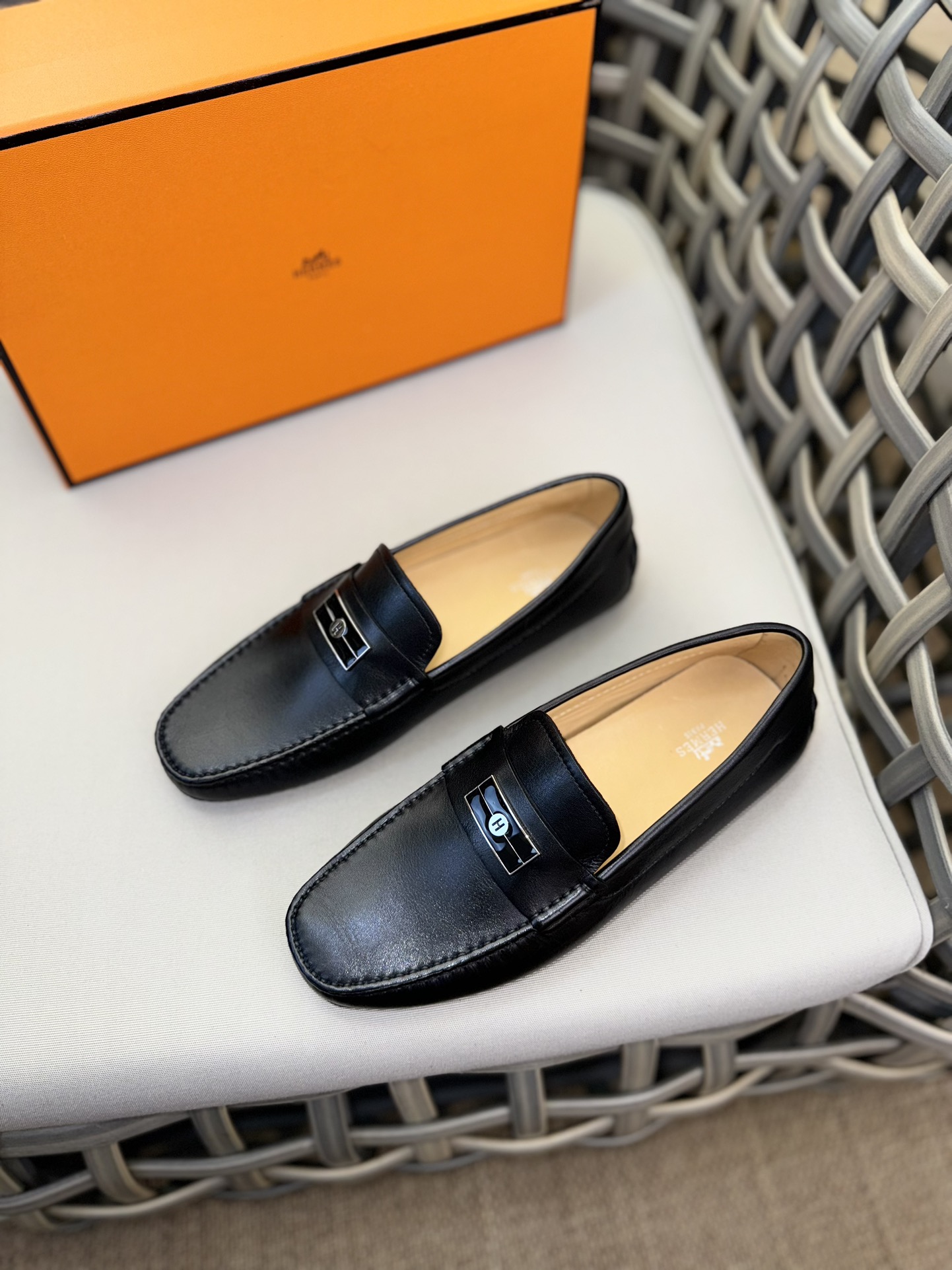 Sergio Rossi Classic Luxury Leather Shoe Loafer Ref 2