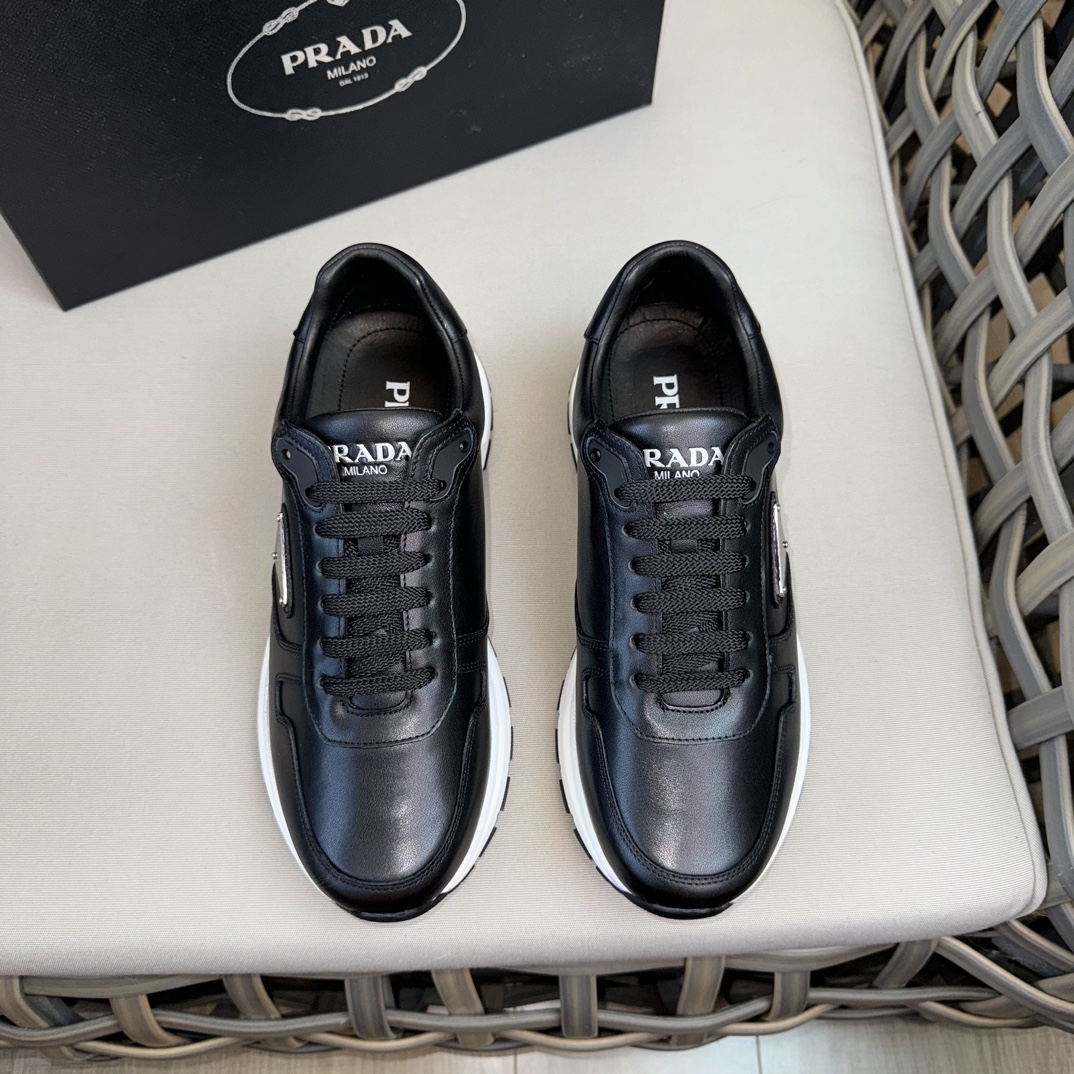 Prada Haute Couture Classic Luxury Leather Shoe Loafer Shoes Ref
