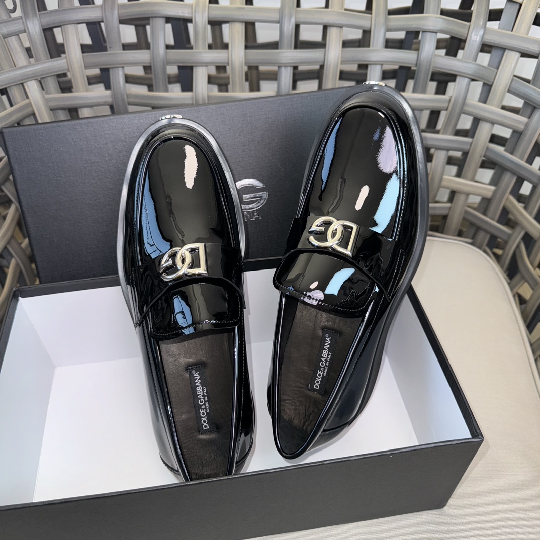 Dolce & Gabbana Haute Couture Classic Luxury Leather Shoe Loafer Shoes 9