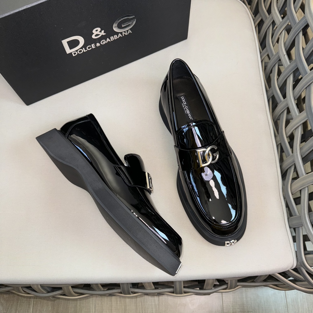 Dolce & Gabbana Haute Couture Classic Luxury Leather Shoe Loafer Shoes 3