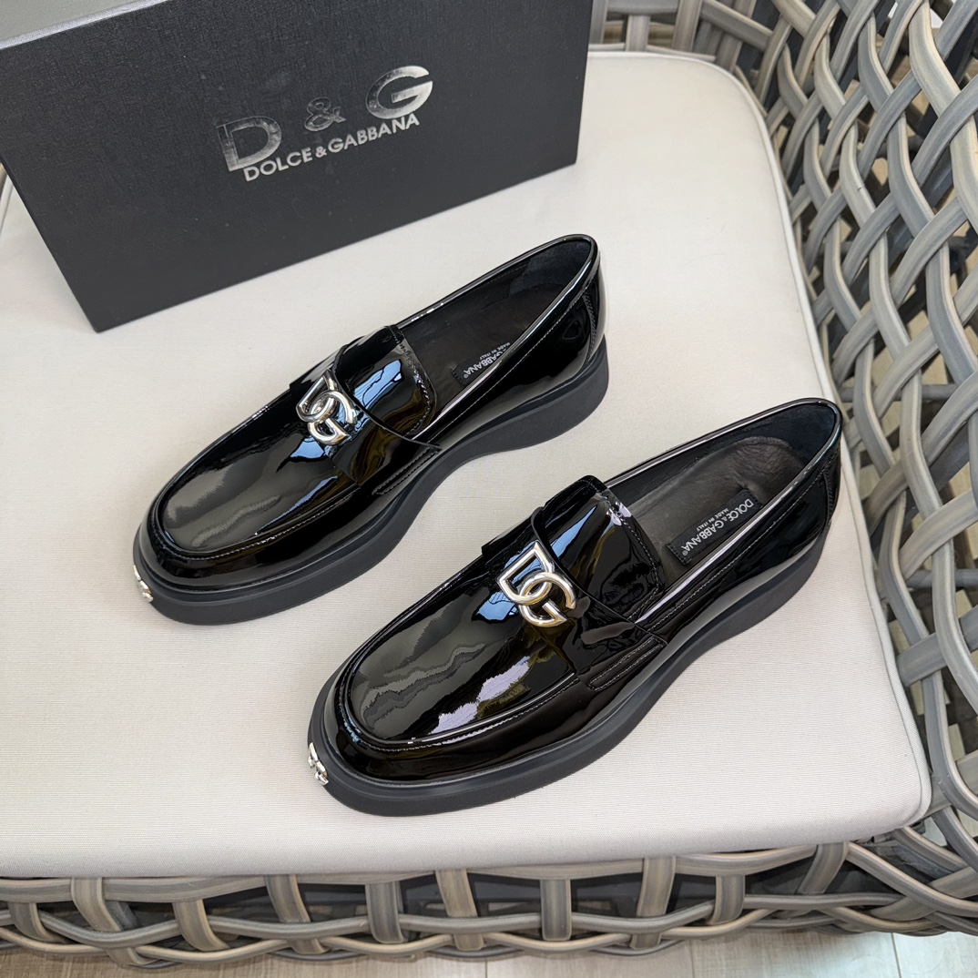 Dolce & Gabbana Haute Couture Classic Luxury Leather Shoe Loafer Shoes 2