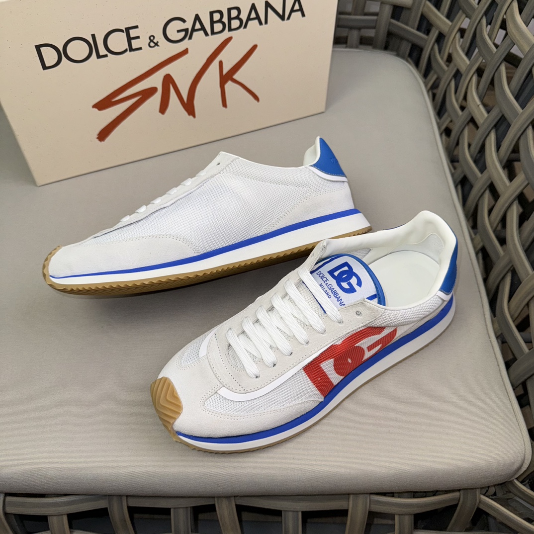 Dolce&Gabbana DG Cushion 拼接材质男士运动休闲鞋 4