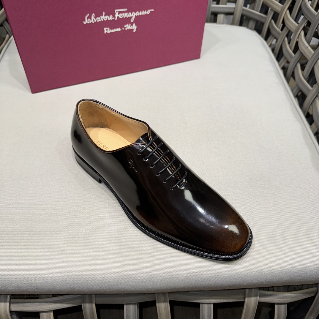 Salvatore Ferragamo Men's Leather Dress Shoes - Business & Casual 6 i1731334261 9538 6