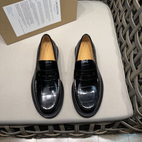 J.M. Weston Leather Loafers for Men - Derby Business Style