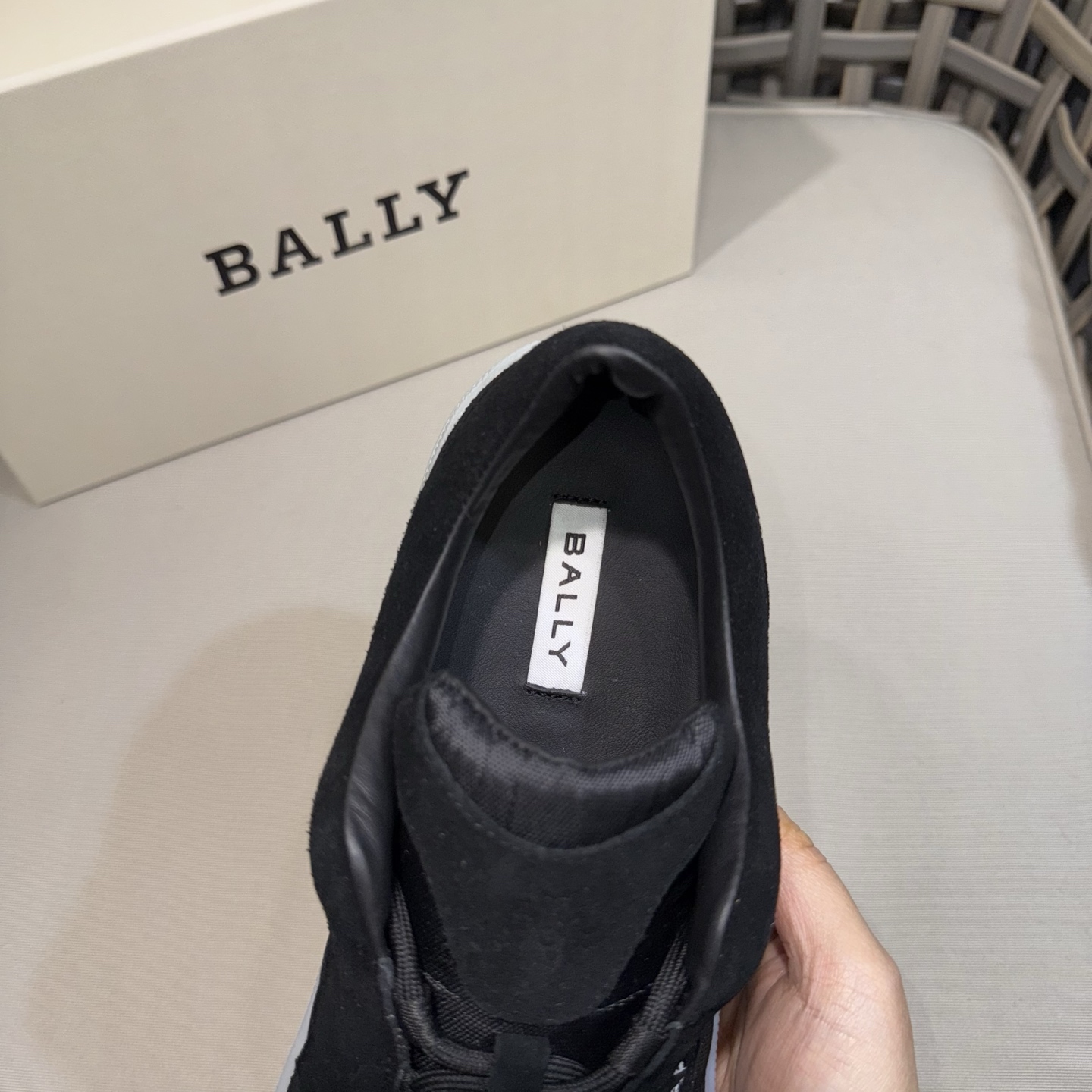 Bally Men's Black Suede & Canvas Casual Sneakers - Comfortable & Durable 8 i1743281493984 3465 0 6