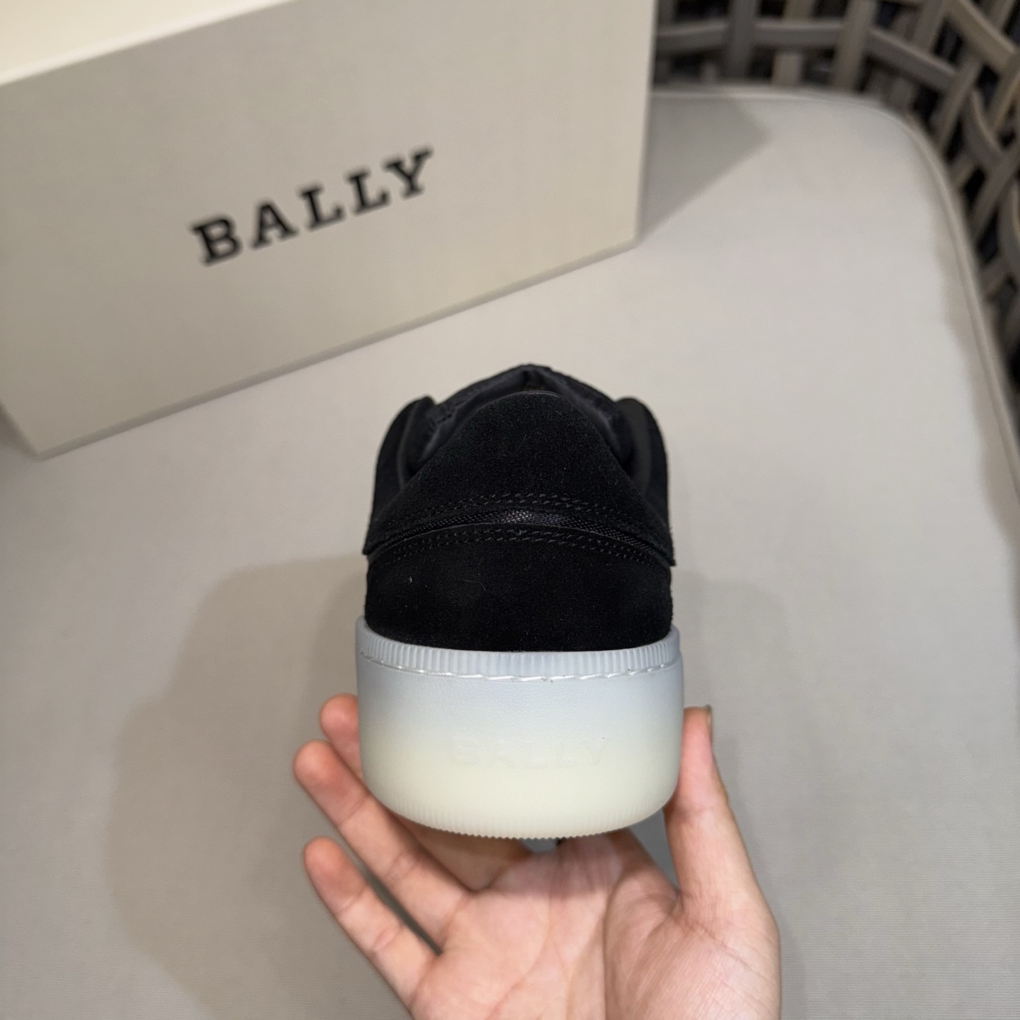 Bally Men's Black Suede & Canvas Casual Sneakers - Comfortable & Durable 9 i1743281494504 5370 0 7