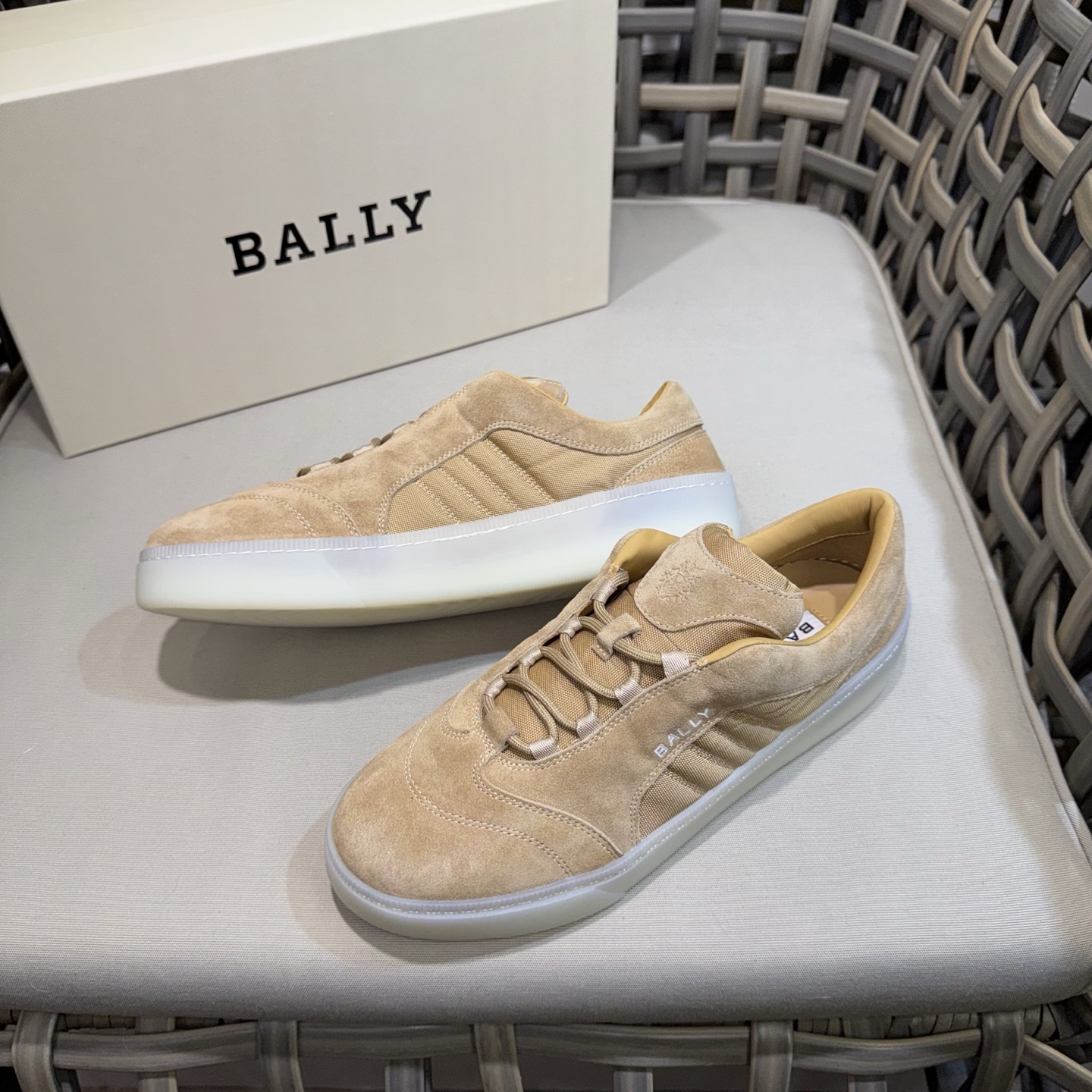 Bally New Men's Casual Sneakers Soft Suede Leather Canvas Shoes 5 i1743281585068 2860 0 3