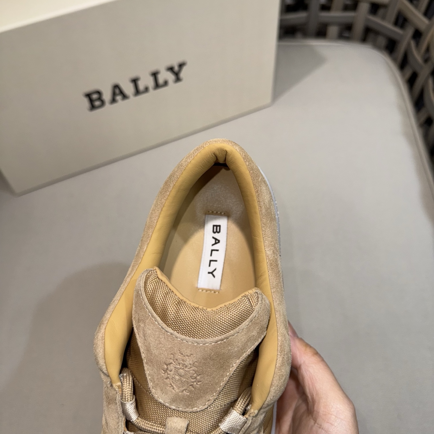 Bally New Men's Casual Sneakers Soft Suede Leather Canvas Shoes 8 i1743281585187 5152 0 6