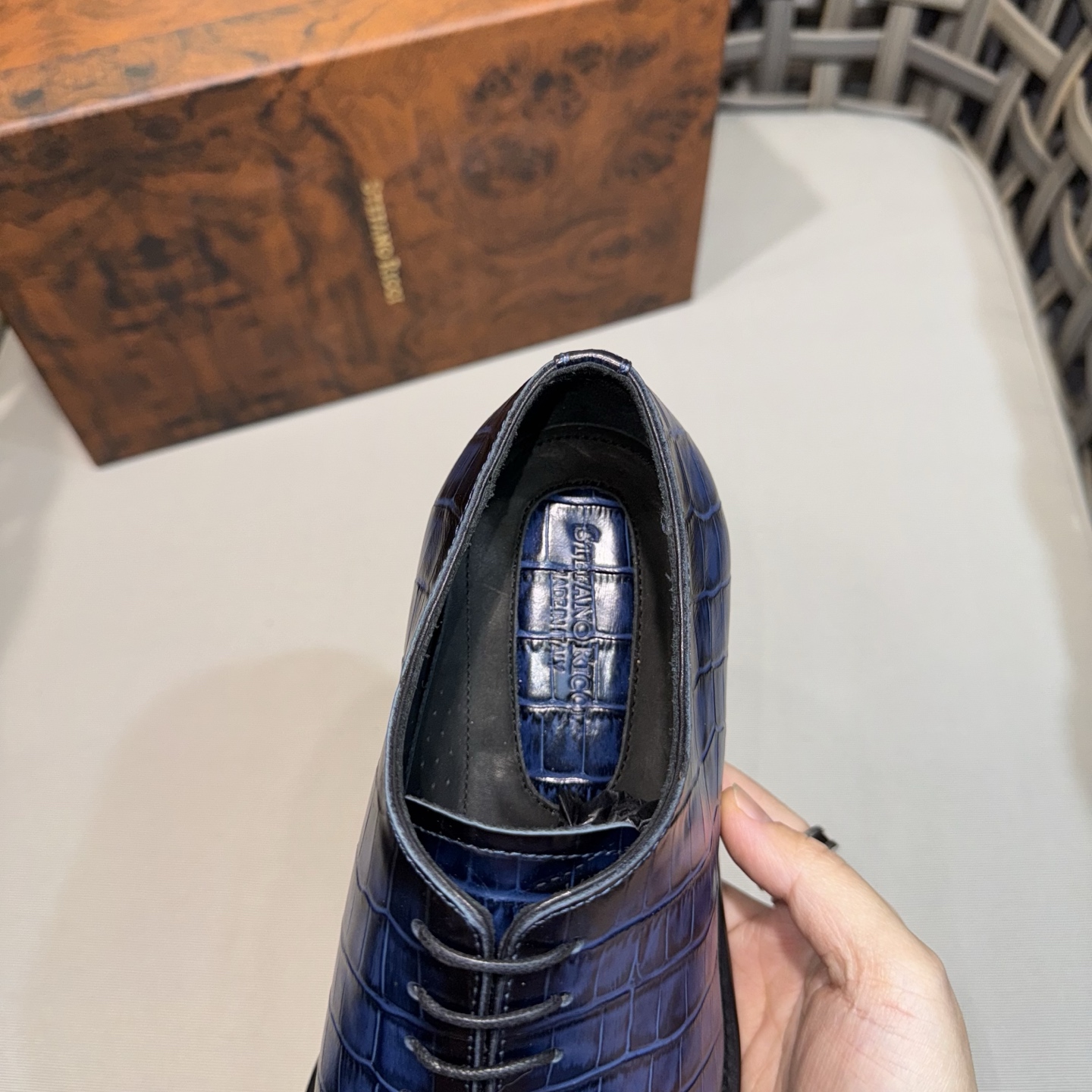 Stefano Ricci Men's Luxury Leather Oxford Shoes - Premium Quality, Stylish & Durable 8 i1744142840059 8192 0 6