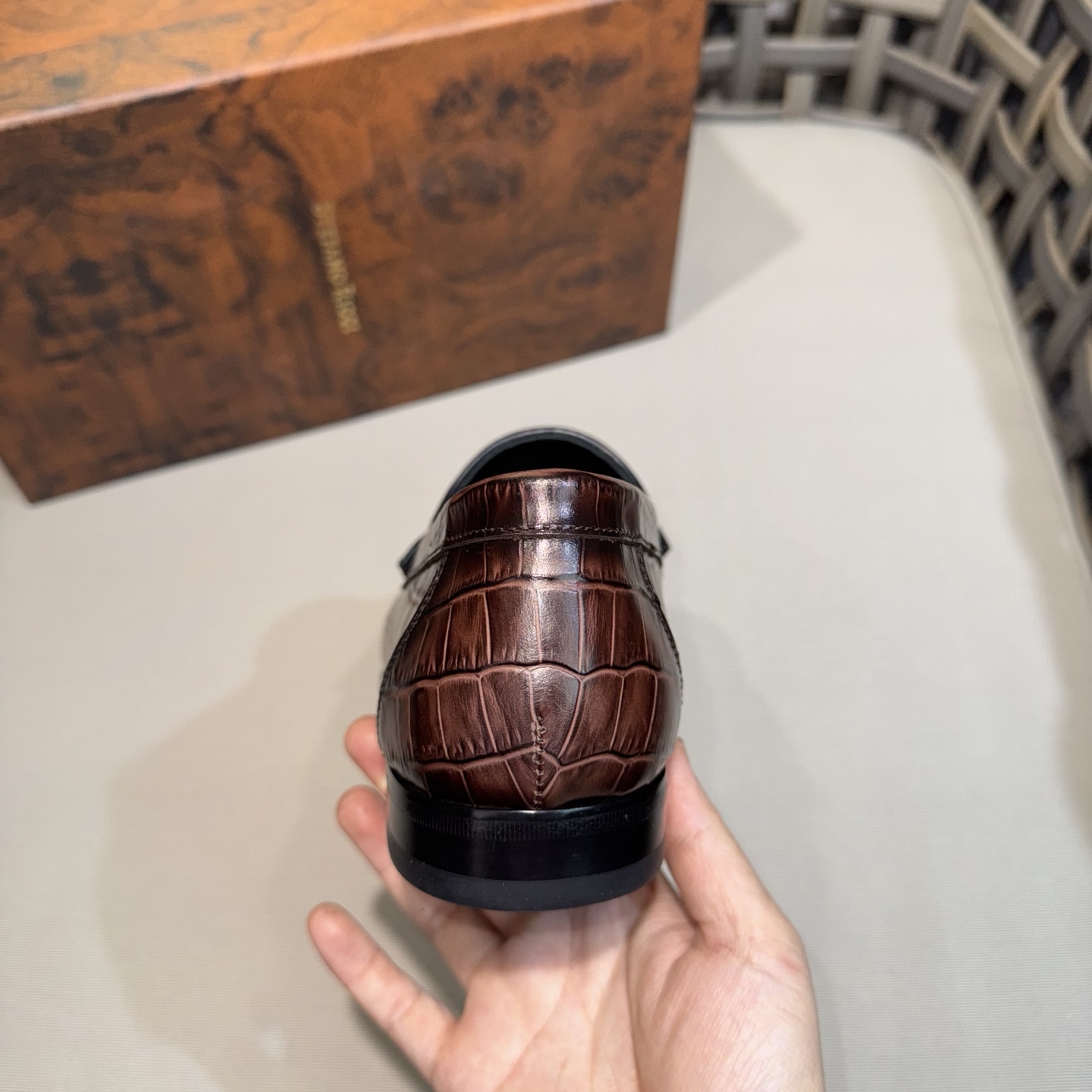 Stefano Ricci Men's Brown Leather Loafers - Premium Formal & Casual Shoes 9 i1744143544951 1041 0 7