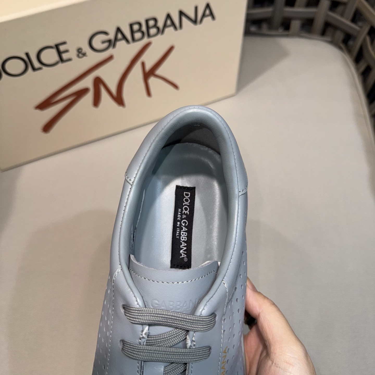Dolce&Gabbana Men's Leather Sneakers - Breathable, Comfortable, and Stylish 8 i1744524983159 9623 0 6