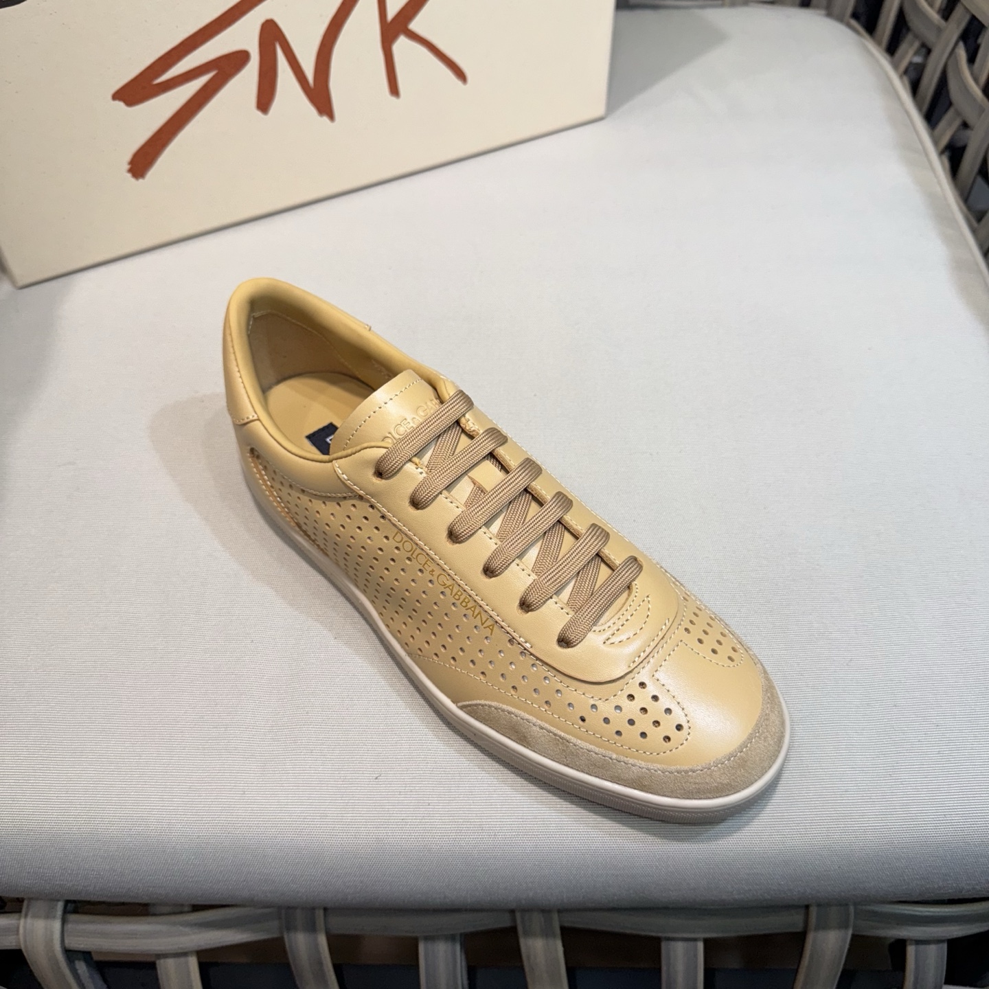 Dolce&Gabbana Men's Leather Casual Sneakers - Breathable and Comfortable 6 i1744524992473 3118 0 4