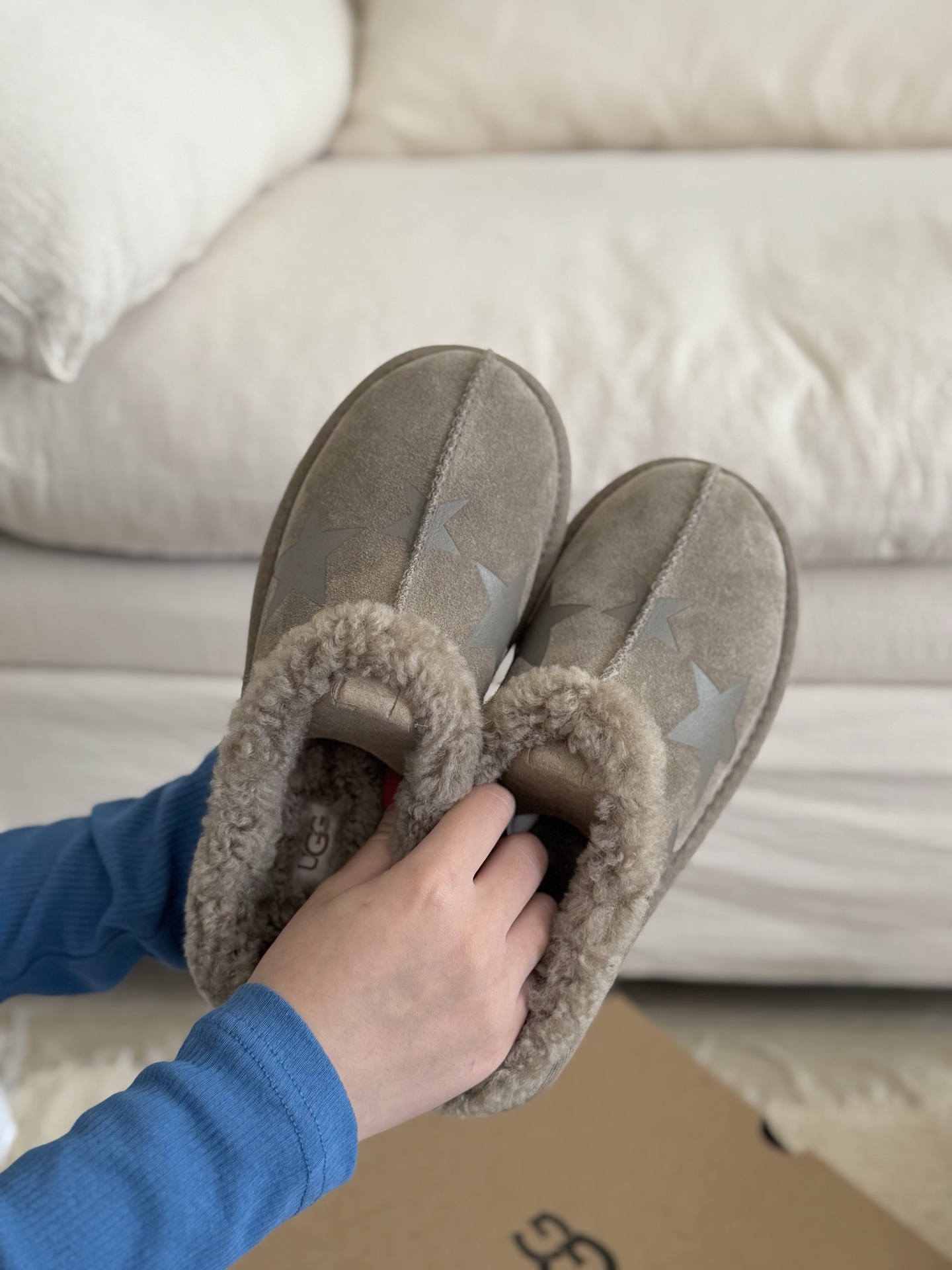 NO:546989,Star drag, antelope brown details., semi-dragged fur shoes19860909星星拖 羚羊棕细节.,半拖毛毛鞋,Women's Shoes