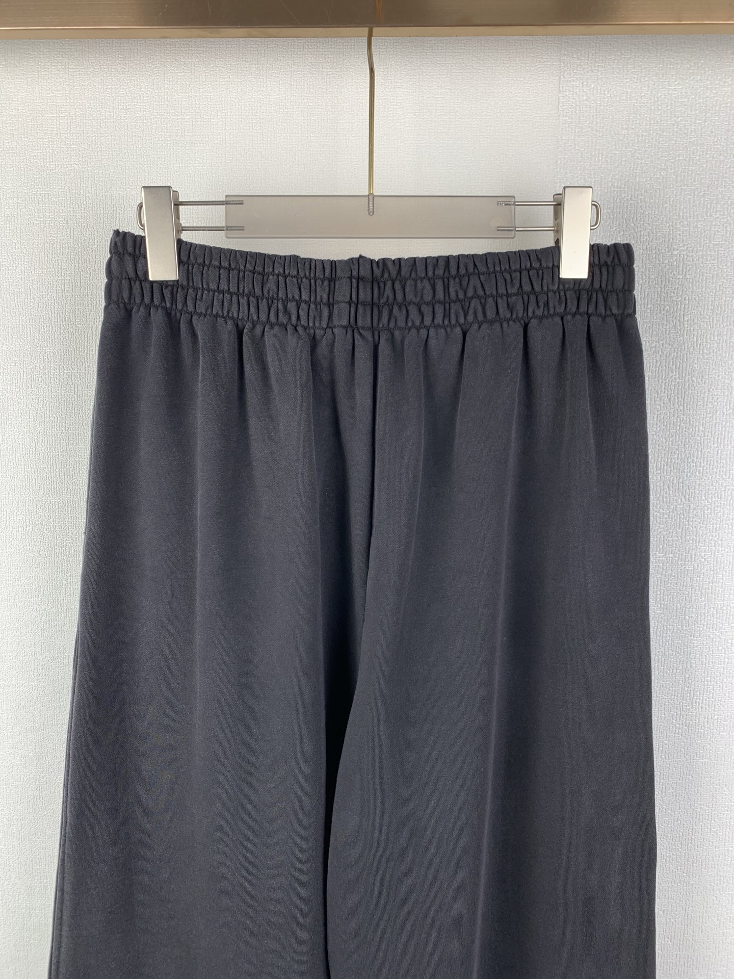 Balenciaga Balenciaga/巴黎世家 可乐波浪徽标刺绣松紧腰直筒运动裤休闲裤长裤