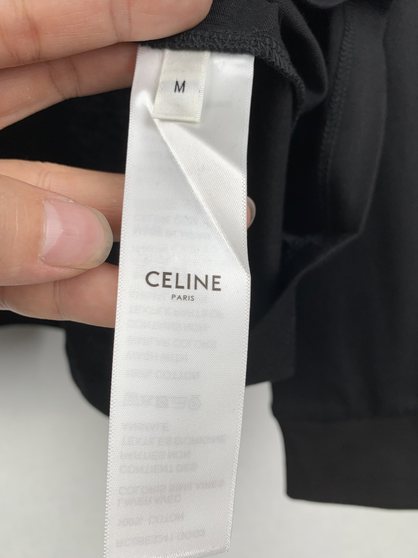 Celine CELINE赛琳饰印花纯棉长袖T恤