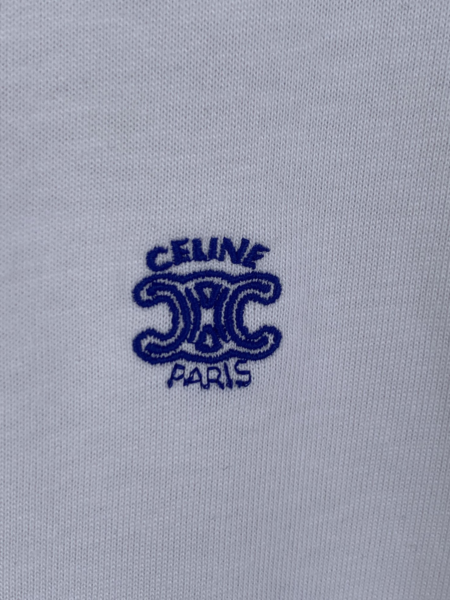 Celine Celine赛琳/饰刺绣凯旋门标志长袖T恤