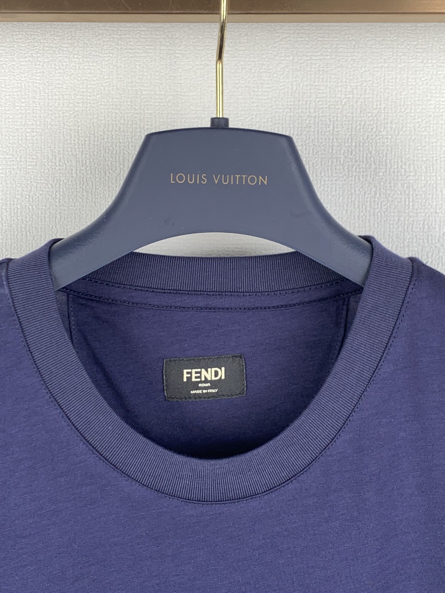 Fendi FENDI /芬迪刺绣烫图标识短袖T恤