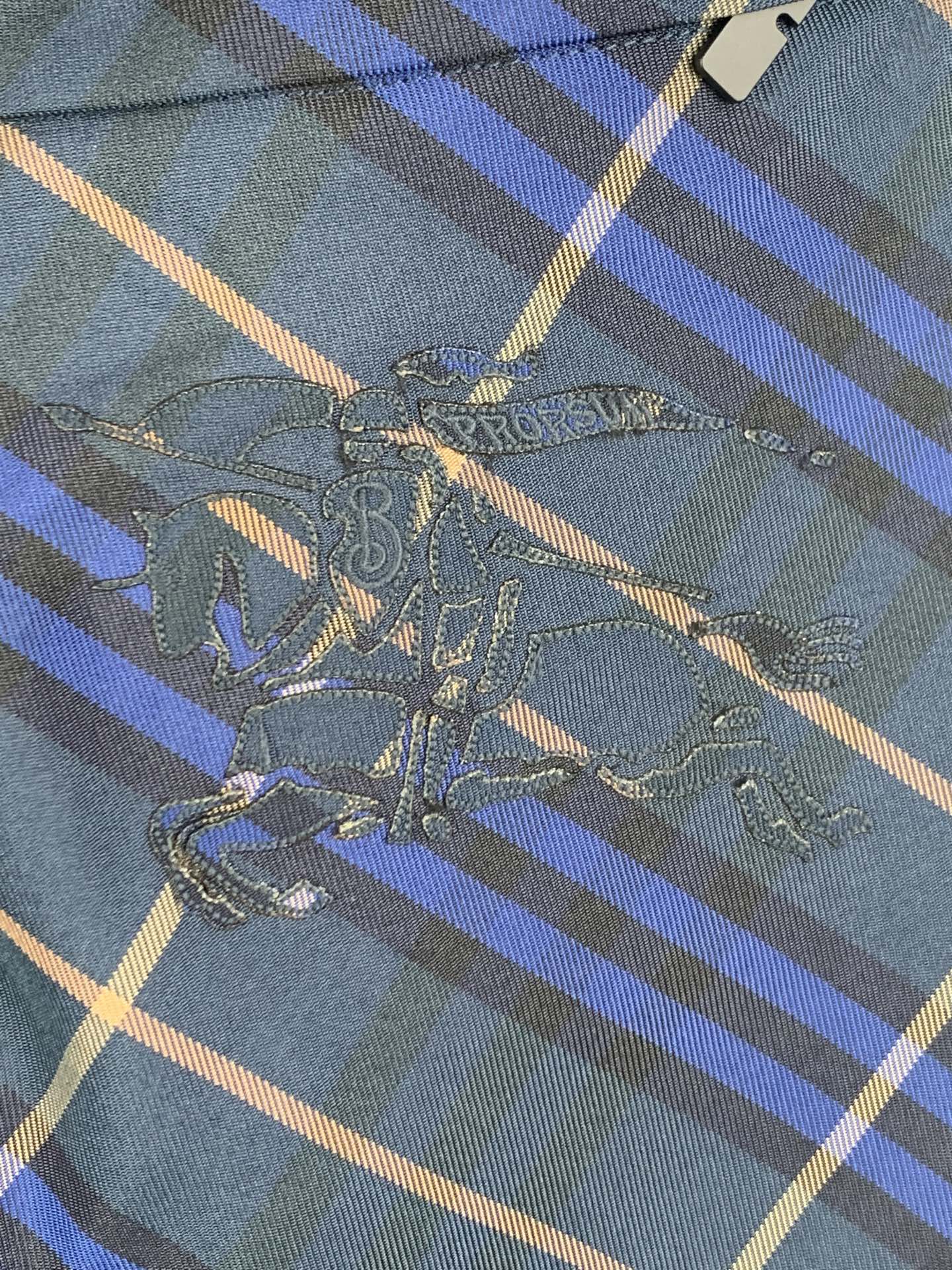 Burberry Burberry巴宝莉斜纹格战马绣花短裤