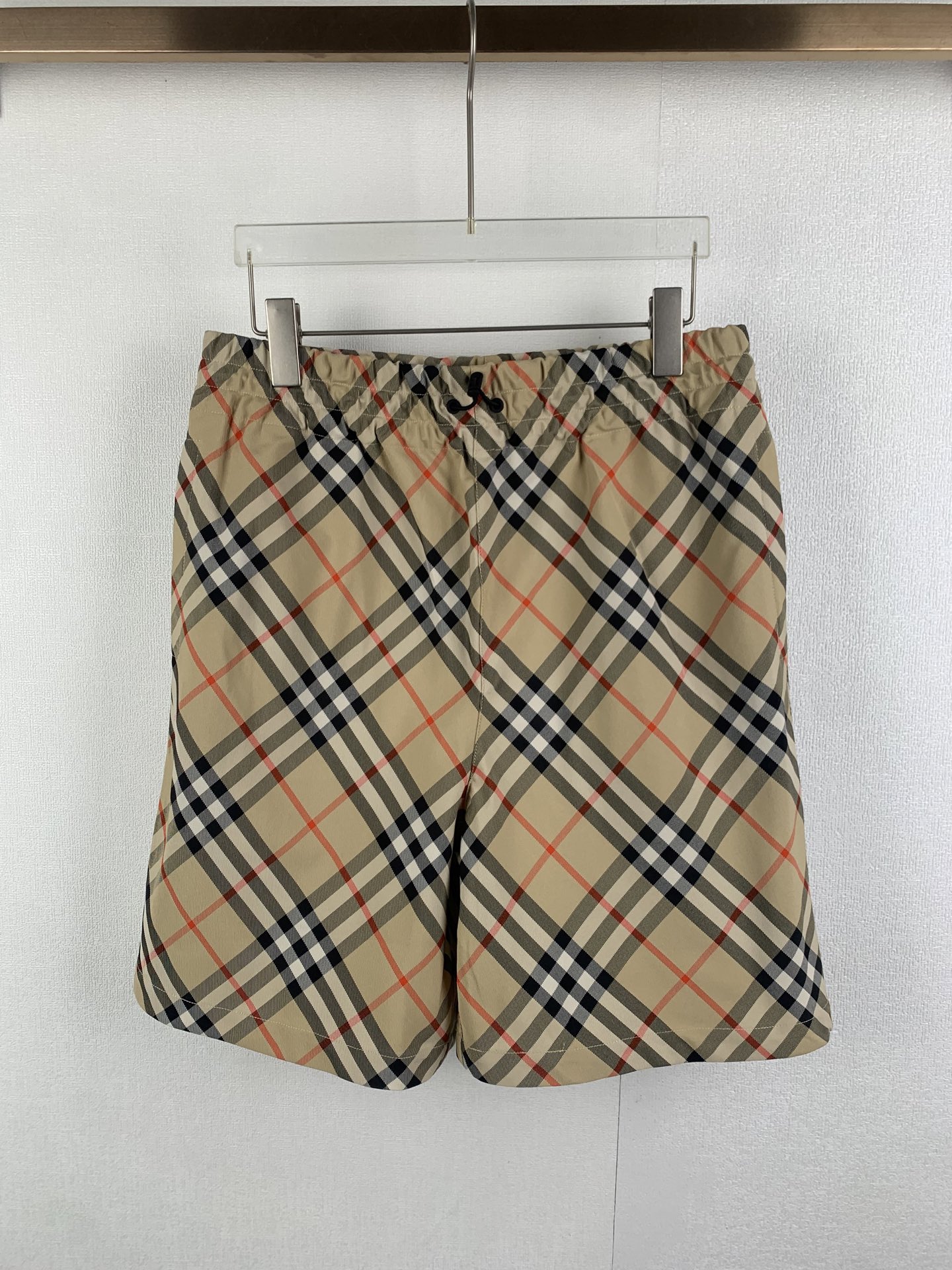 Burberry Burberry巴宝莉斜纹格战马绣花短裤