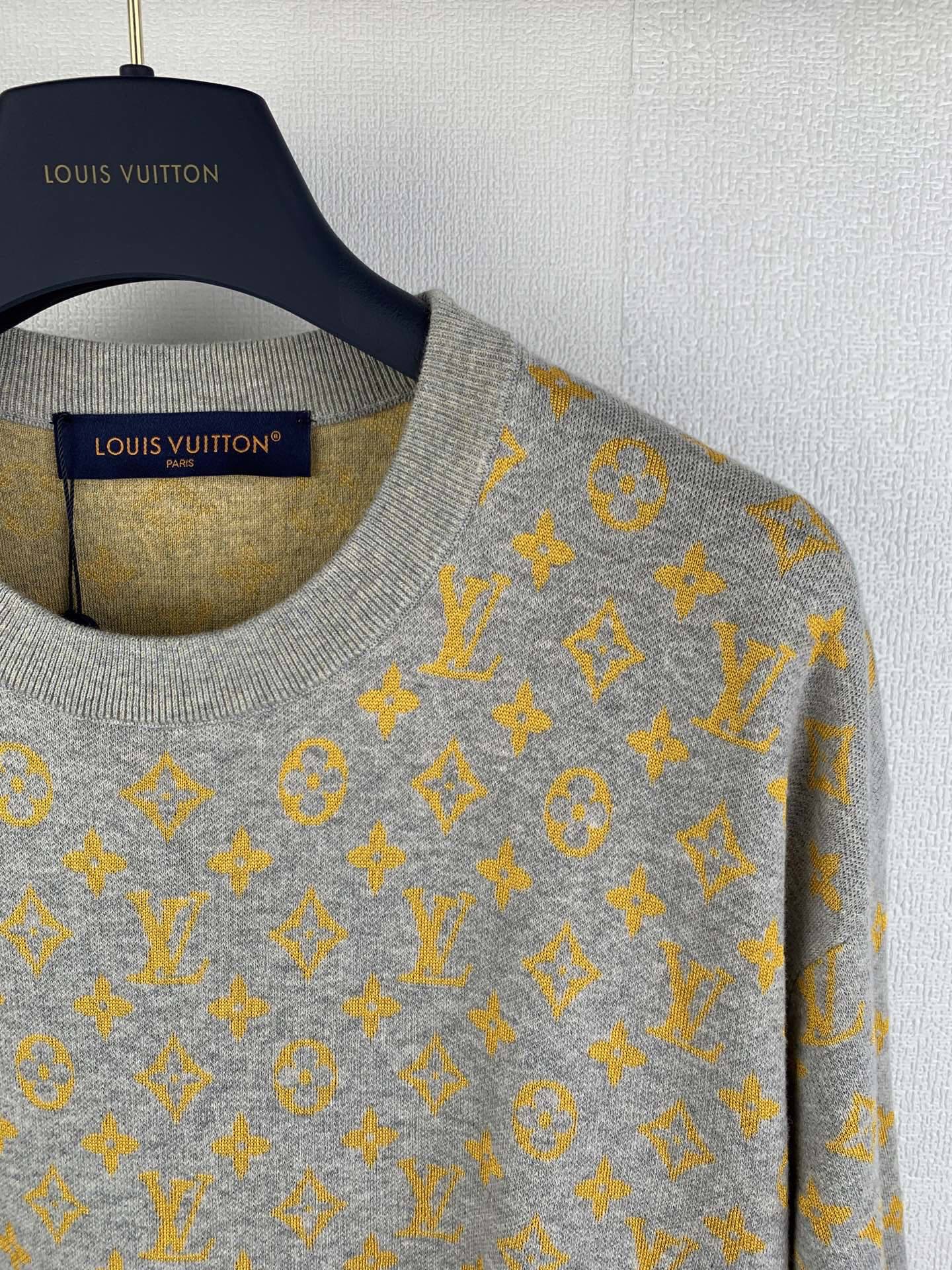 Louis Vuitton LouisVuitton LV/路易威登 提花针织短袖