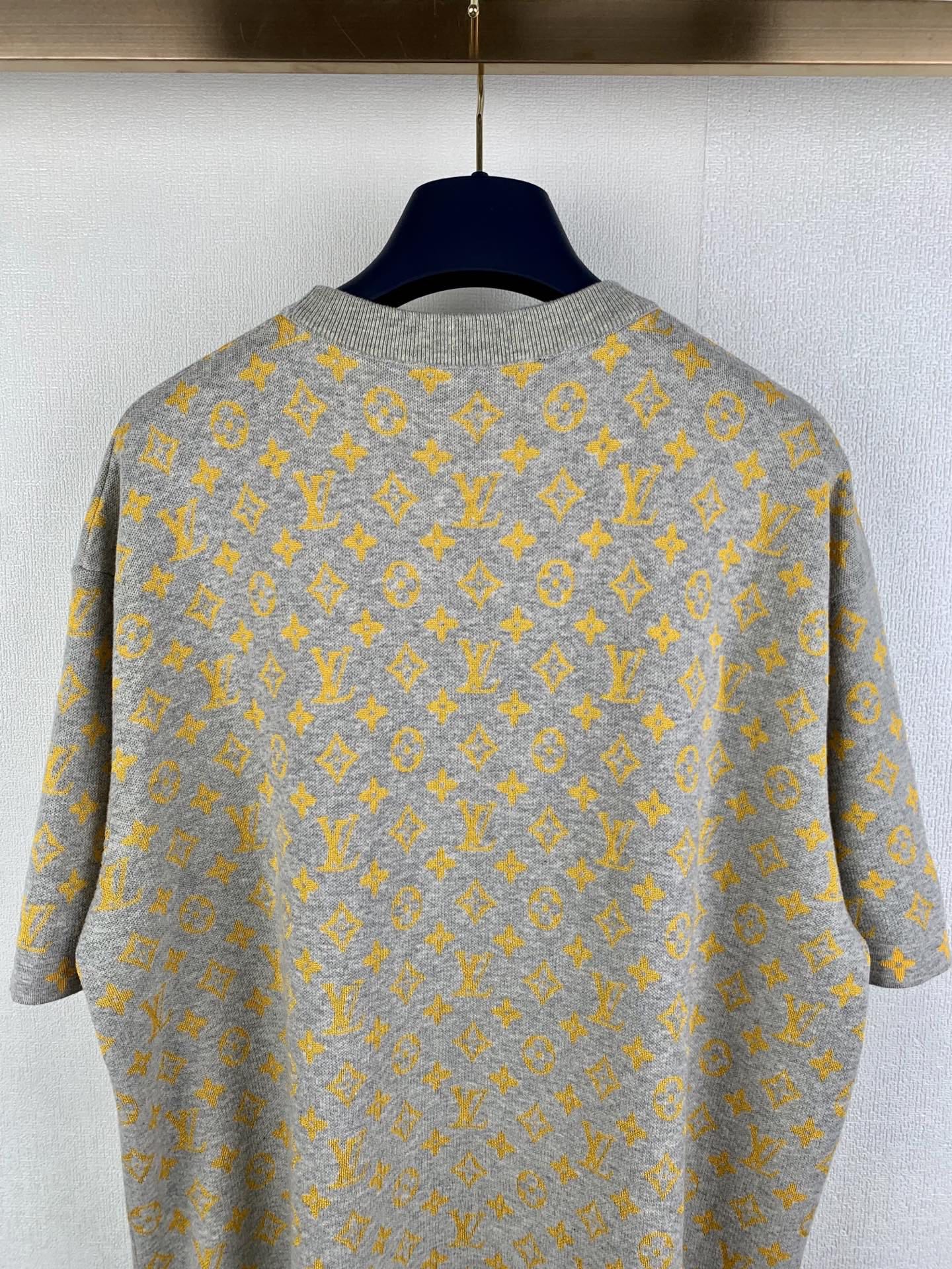 Louis Vuitton LouisVuitton LV/路易威登 提花针织短袖