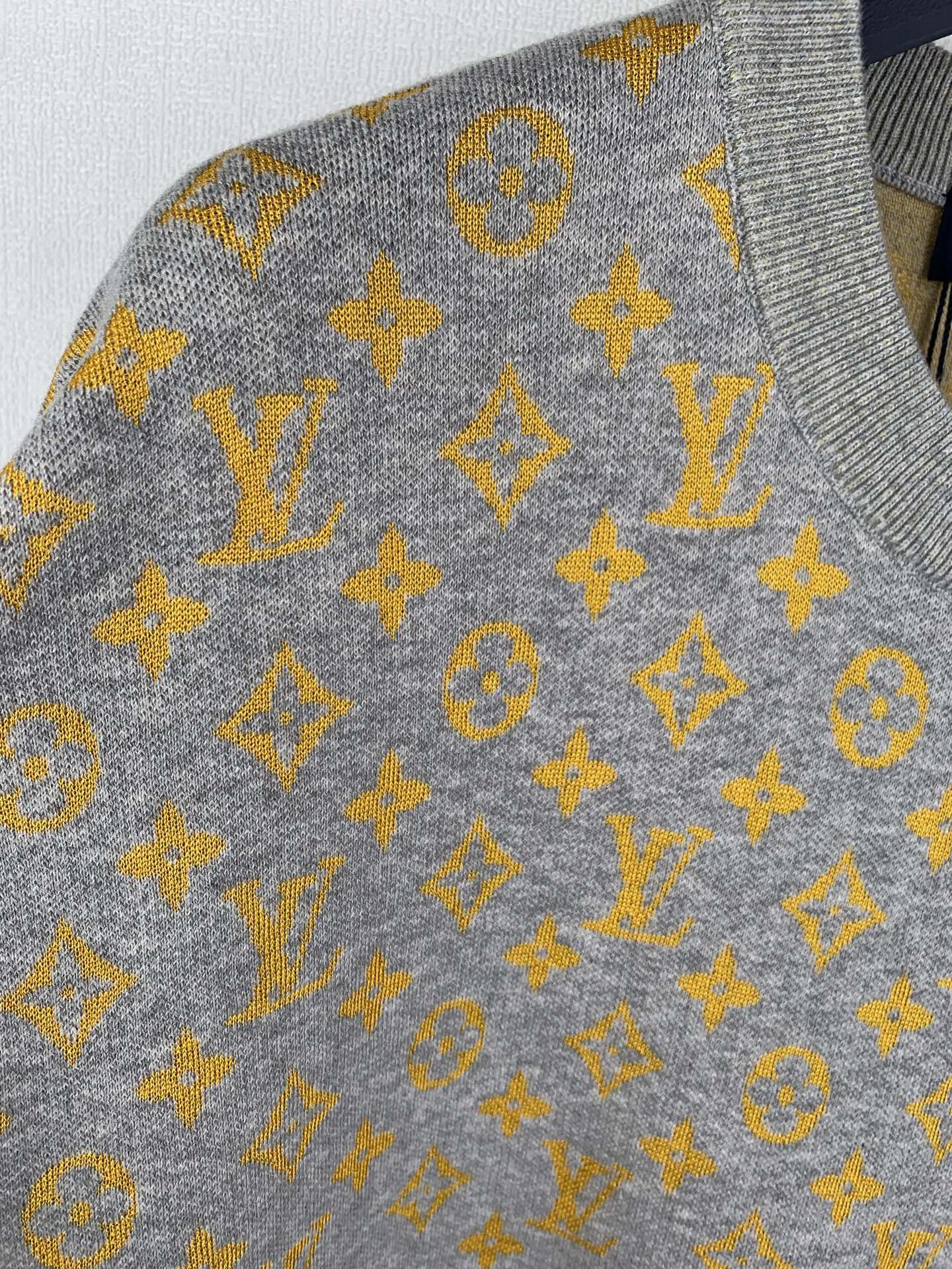 Louis Vuitton LouisVuitton LV/路易威登 提花针织短袖