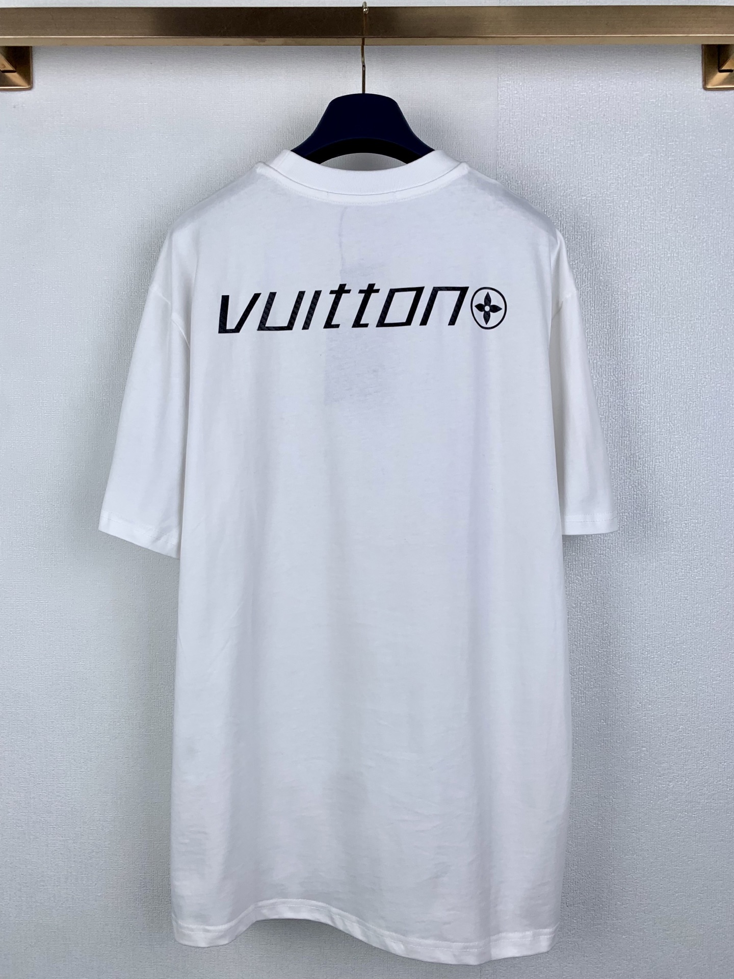 Louis Vuitton LOUIS VUITTON 路易 LV 碳纤维烫图短袖T恤
