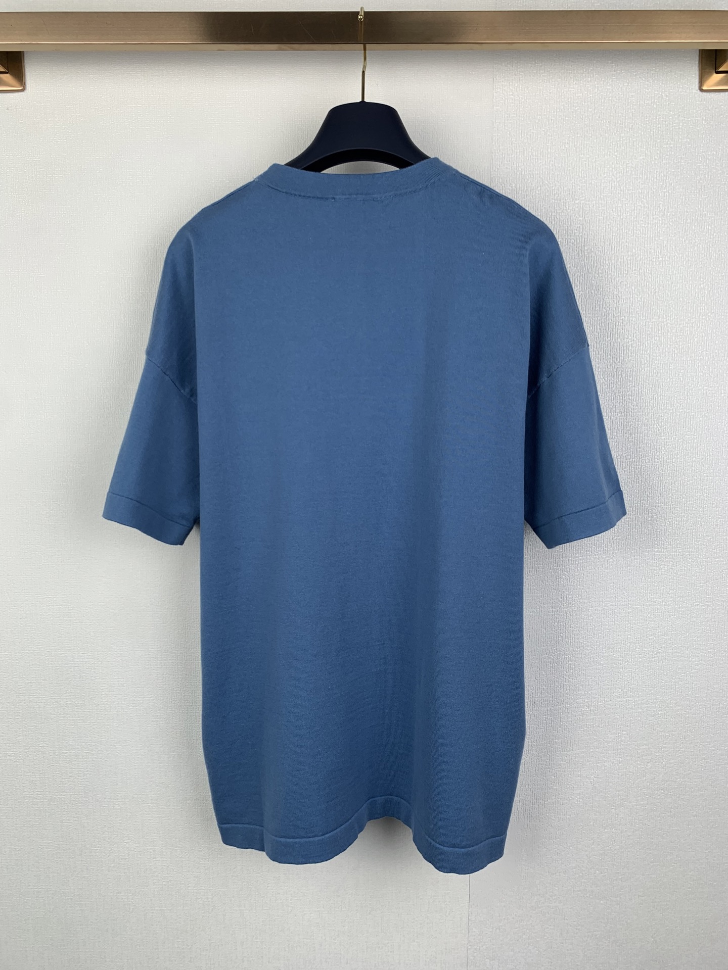 Dior Dior/迪奥 26SS 蓝色棉质针织字母Logo短袖T恤