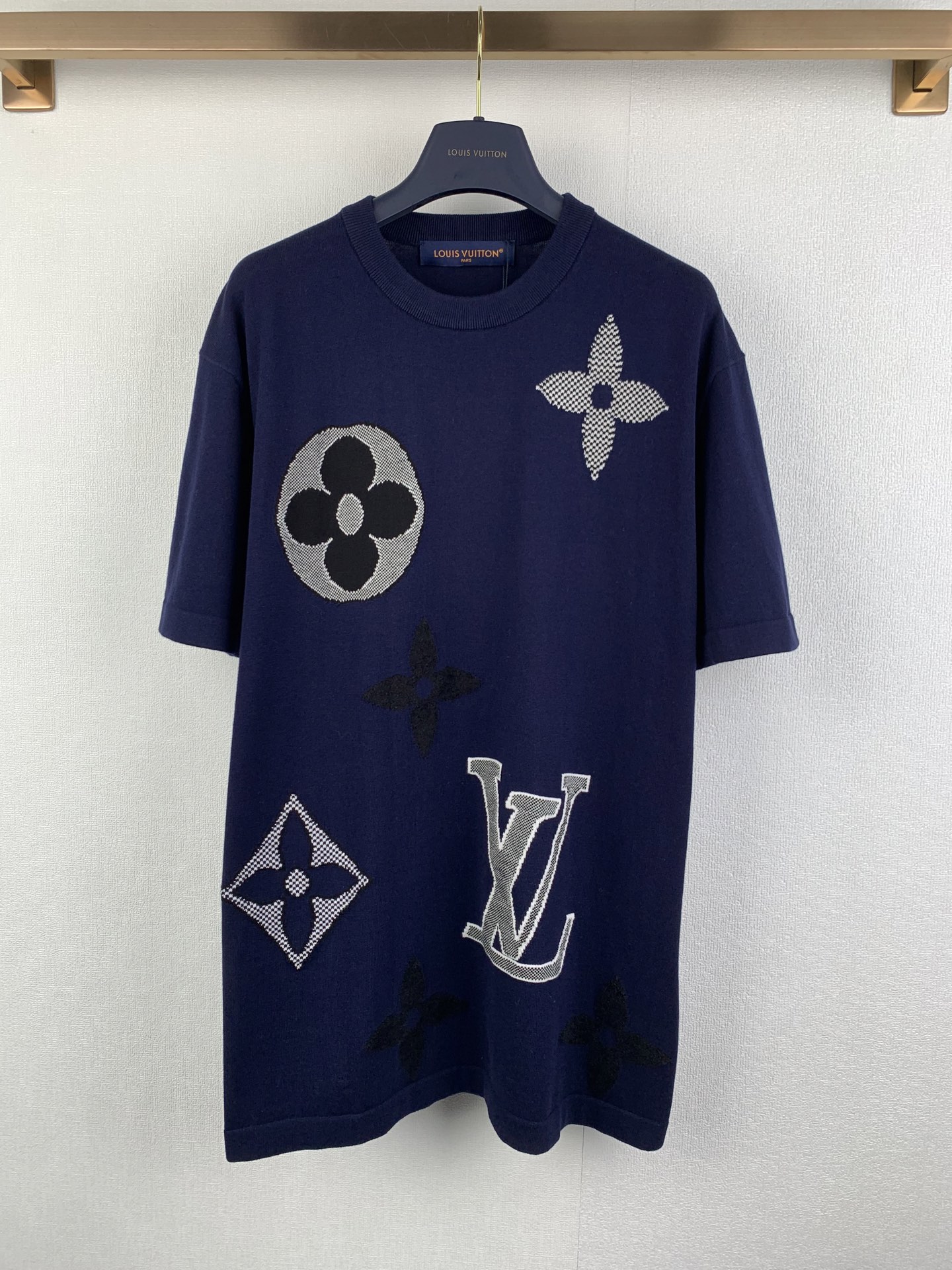 Louis Vuitton LOUIS VUITTON 25ss新款MONOGRAM 短袖针织圆领衫