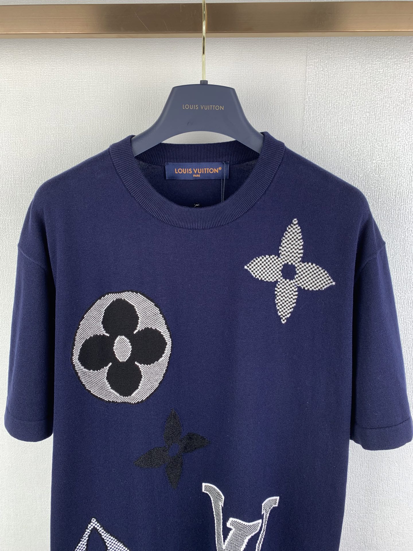 Louis Vuitton LOUIS VUITTON 25ss新款MONOGRAM 短袖针织圆领衫