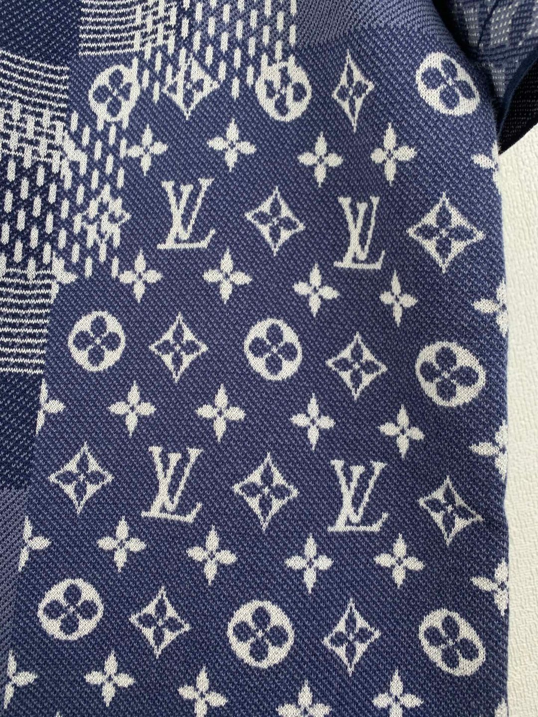 Louis Vuitton LouisVuitton 路易 lv*Nigo合作系列棋盘格针织短袖