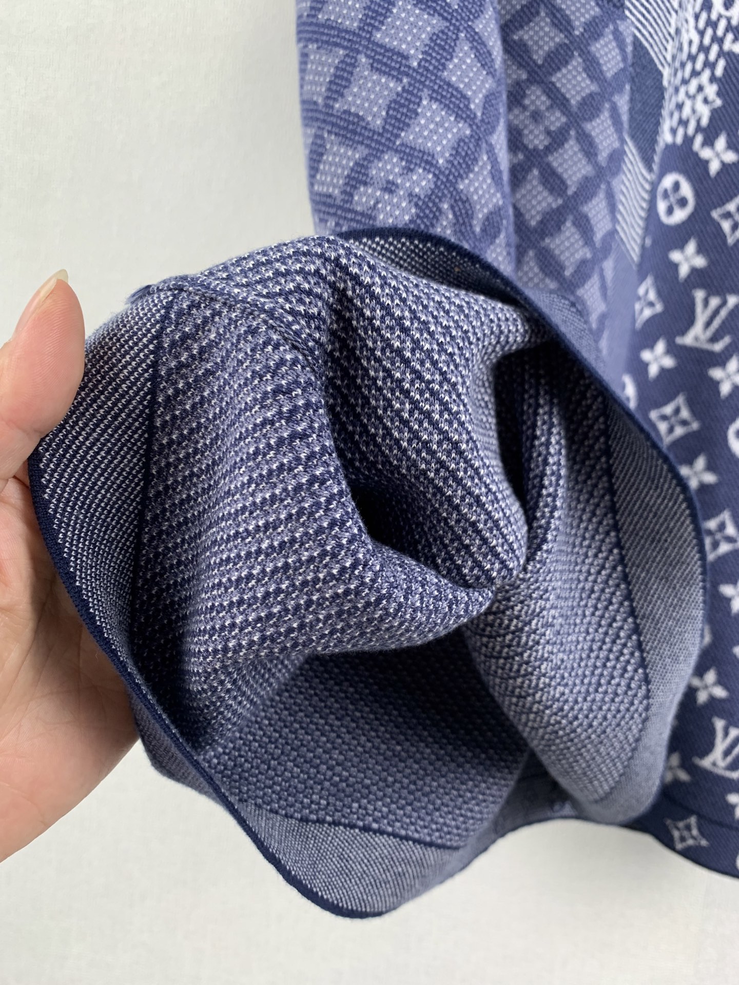 Louis Vuitton LouisVuitton 路易 lv*Nigo合作系列棋盘格针织短袖