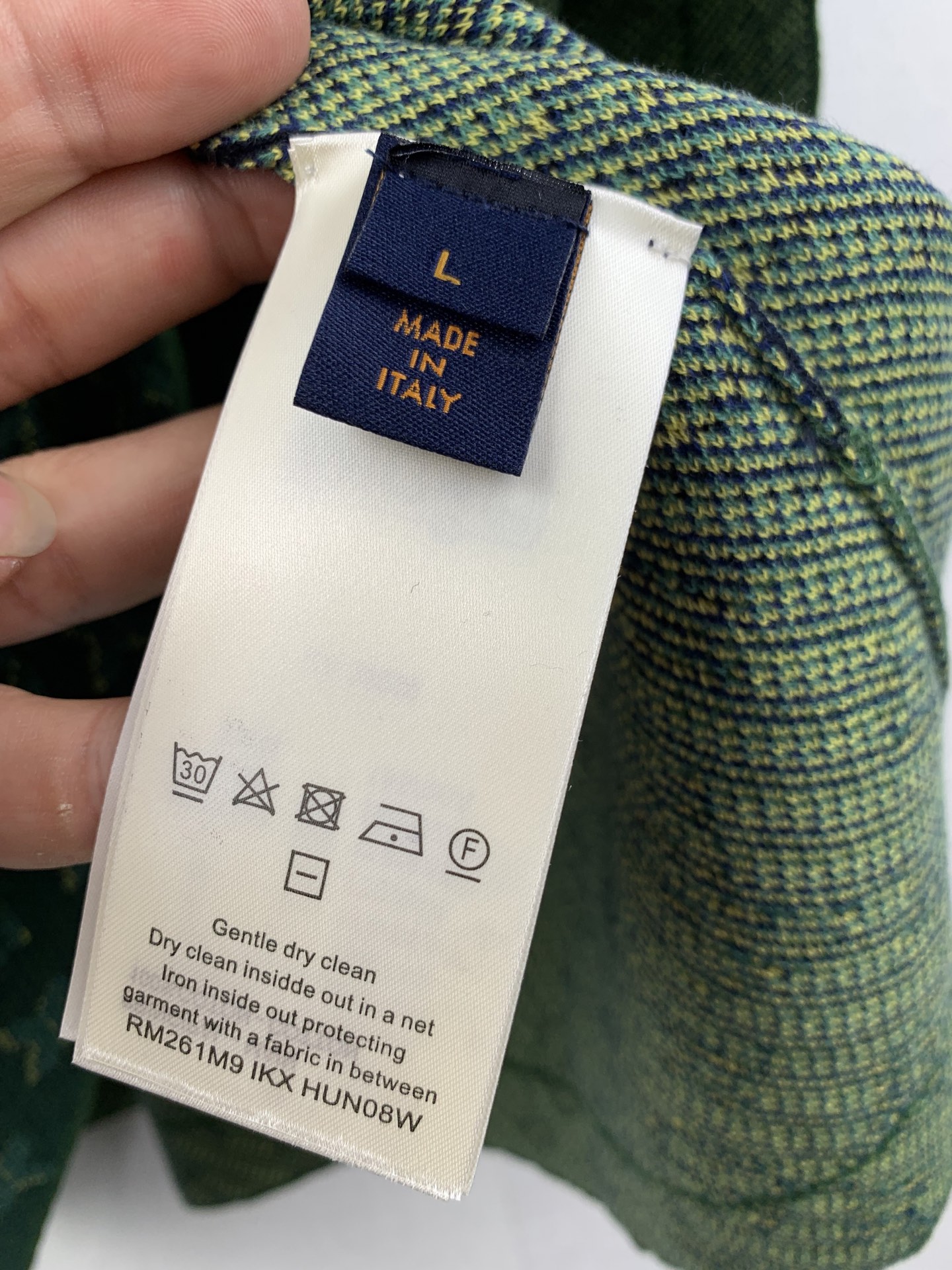 Louis Vuitton LOUIS VUITTON 路易 LV 撞色提花针织短袖圆领衫