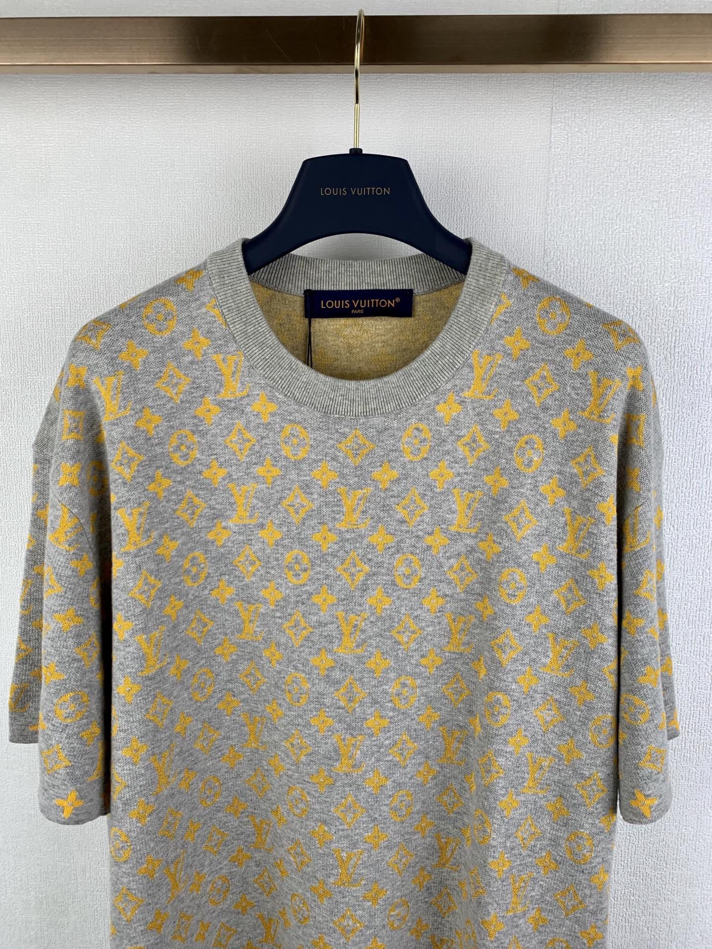 Louis Vuitton LouisVuitton LV/路易 提花针织短袖T
