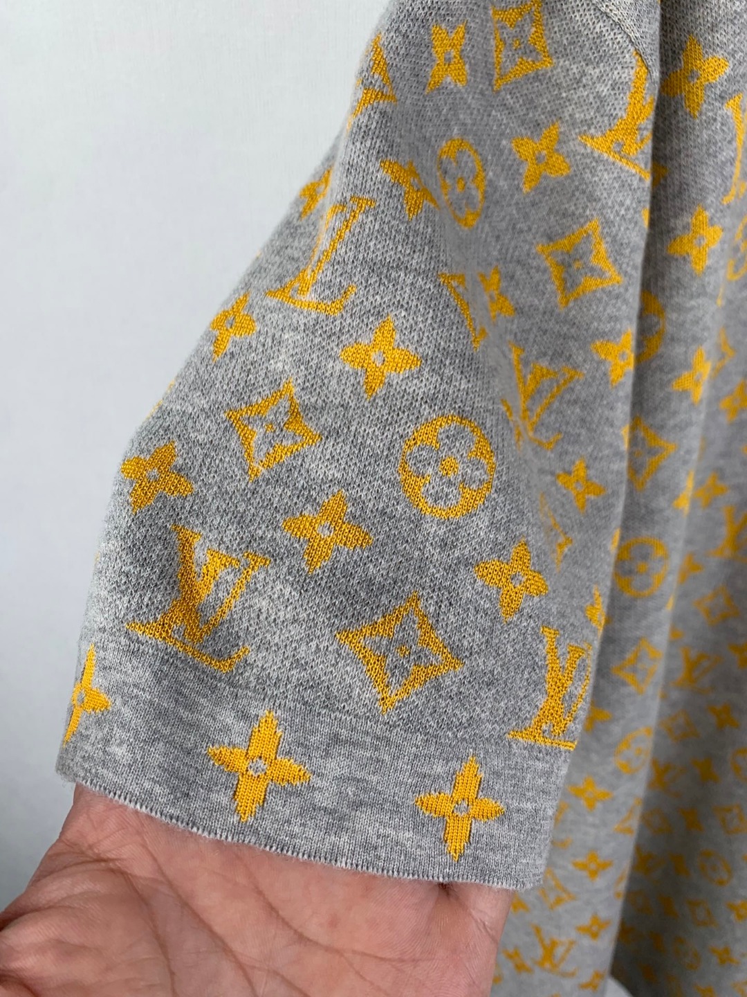 Louis Vuitton LouisVuitton LV/路易 提花针织短袖T