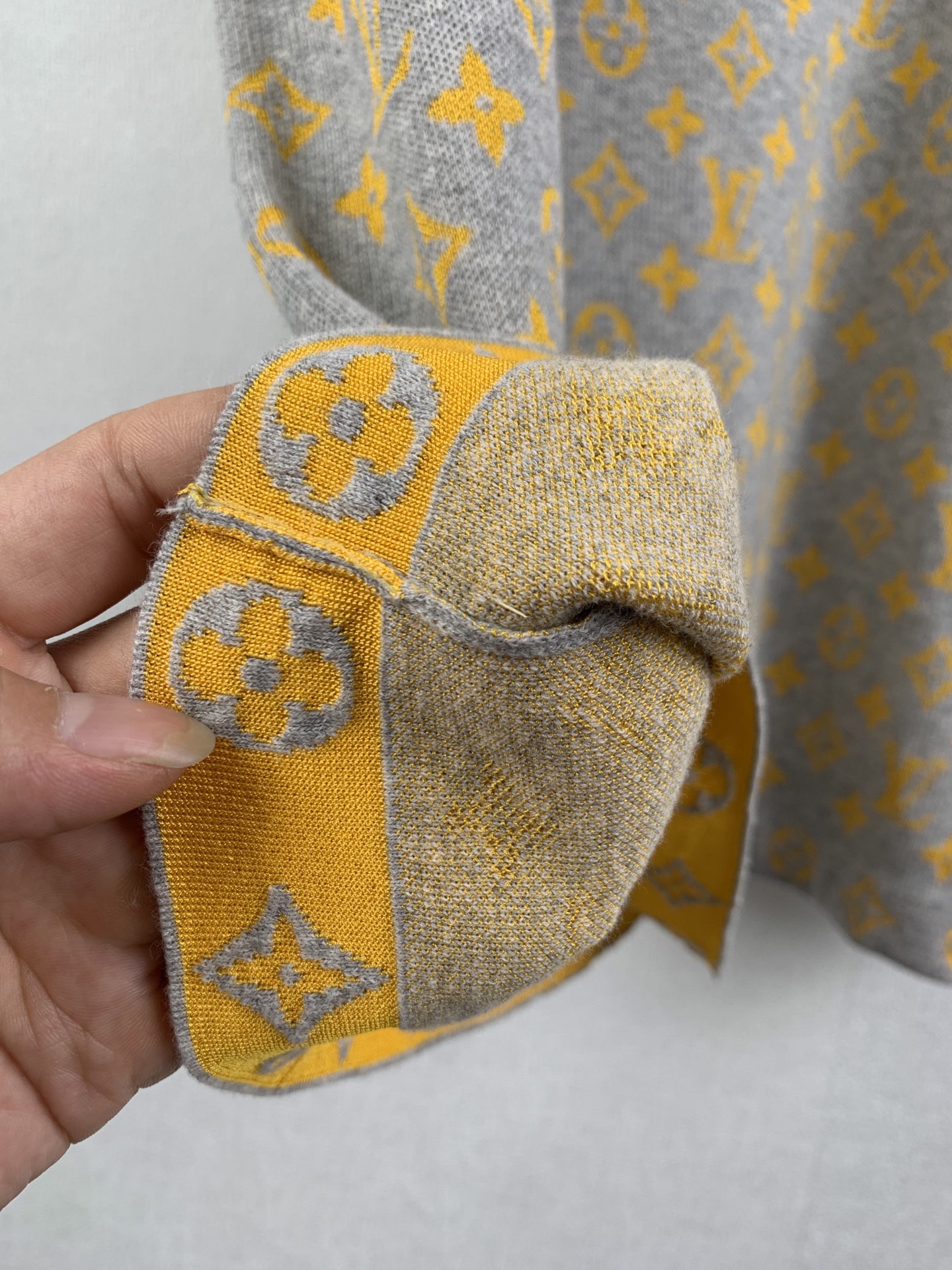 Louis Vuitton LouisVuitton LV/路易 提花针织短袖T