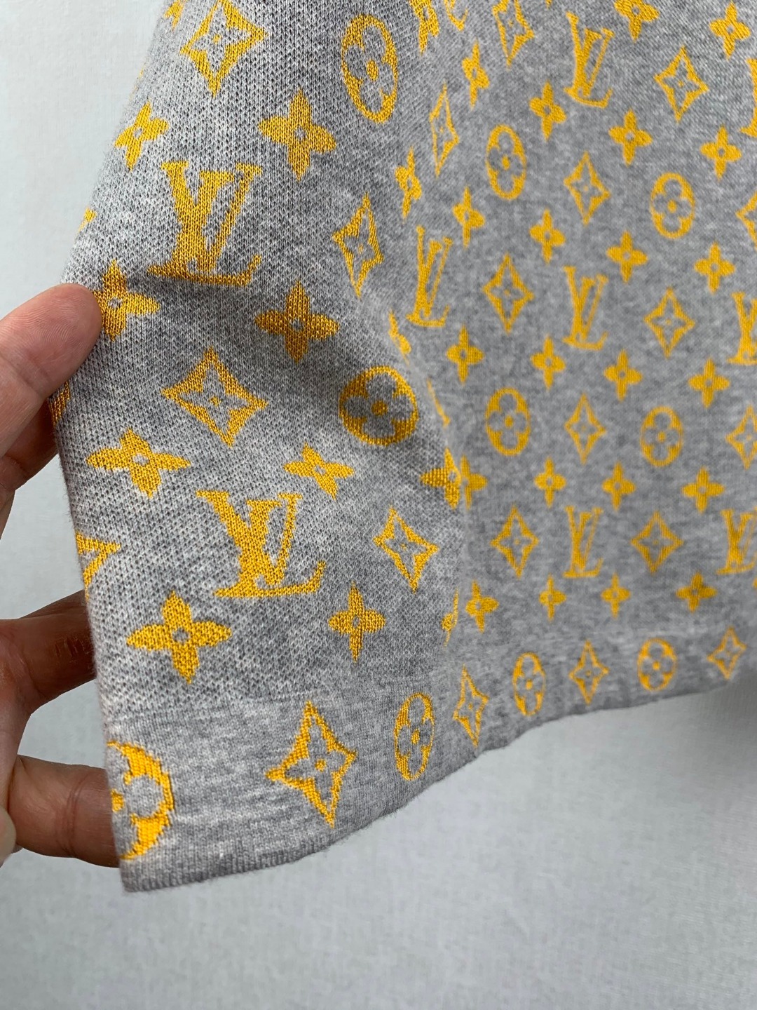 Louis Vuitton LouisVuitton LV/路易 提花针织短袖T