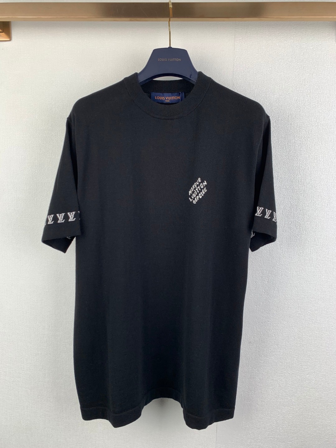 Louis Vuitton Louis Vuitton/路易LV 袖口老花提花针织短袖