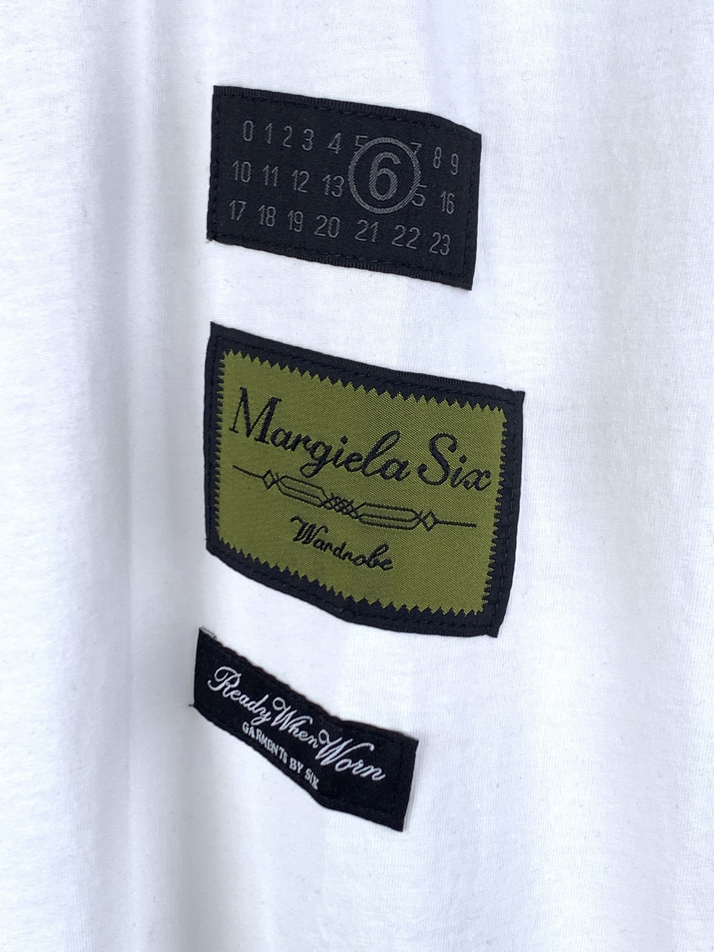 Maison Margiela Maison Margiela mm6 数字标签短袖T恤