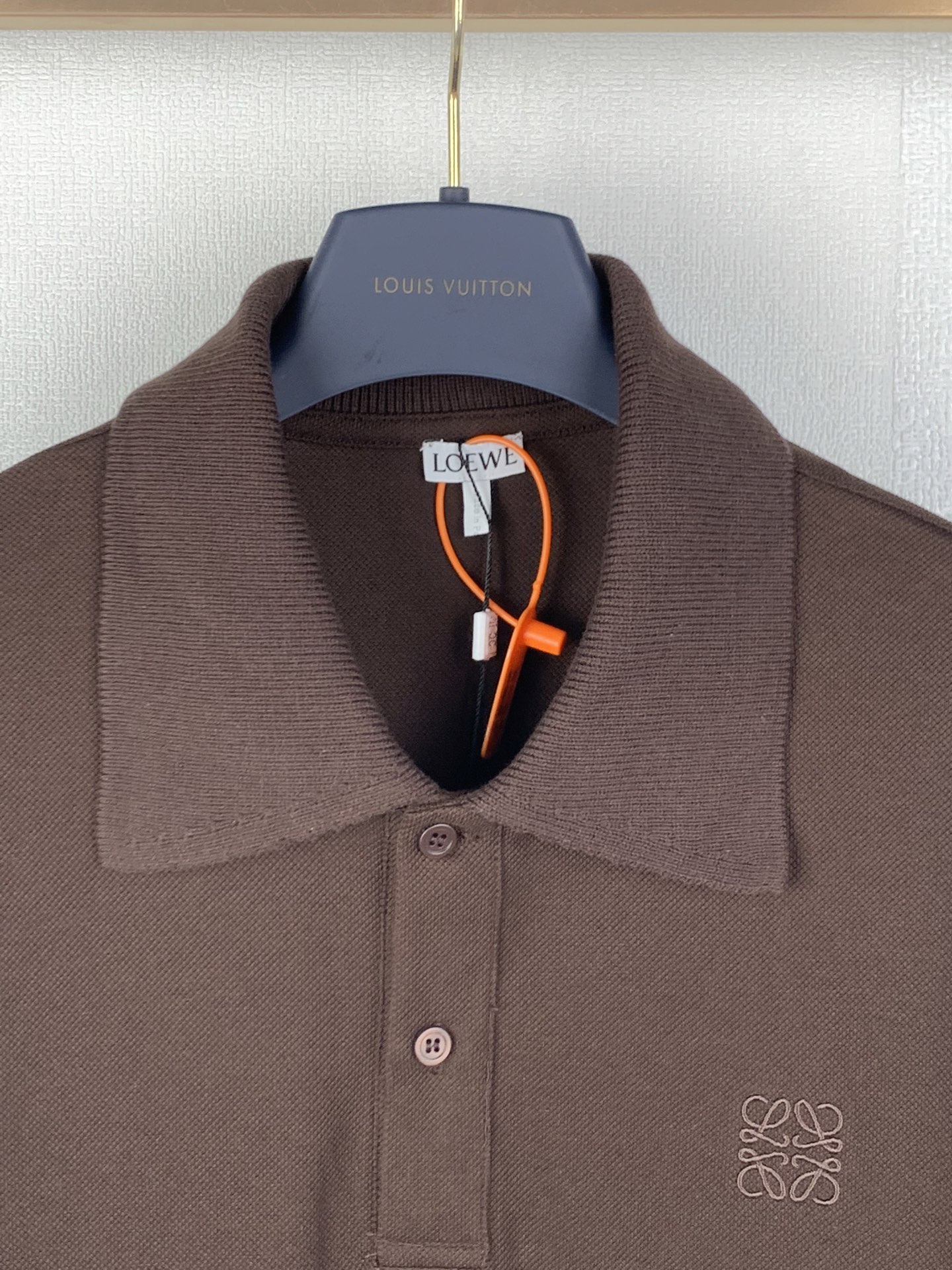 Loewe LOEWE Anagram 刺绣 logo短袖Polo衫